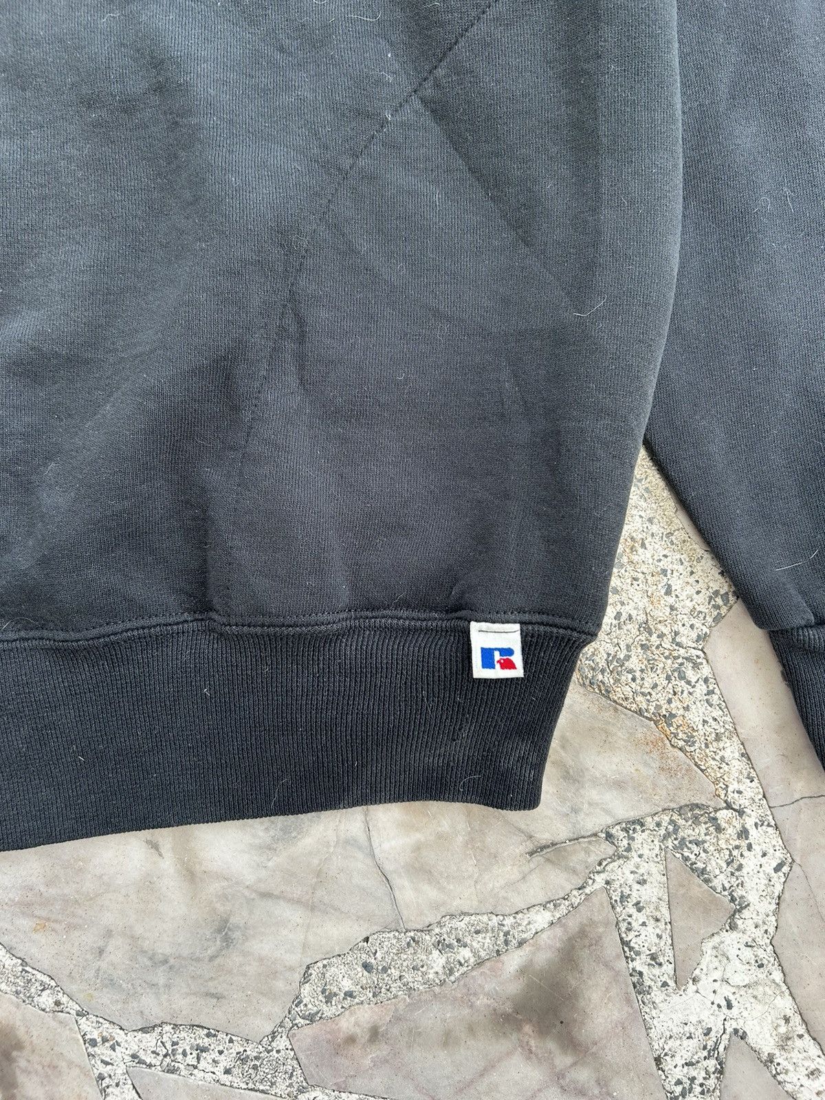 Russell Athletic Y2k Russell vintage black plain jacket Size US L / EU 52-54 / 3 - 6 Thumbnail