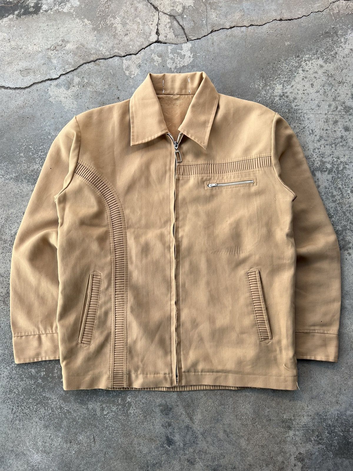 Japanese Brand × Vintage Vintage 80s Works Jacket Size US S / EU 44-46 / 1 - 1 Thumbnail