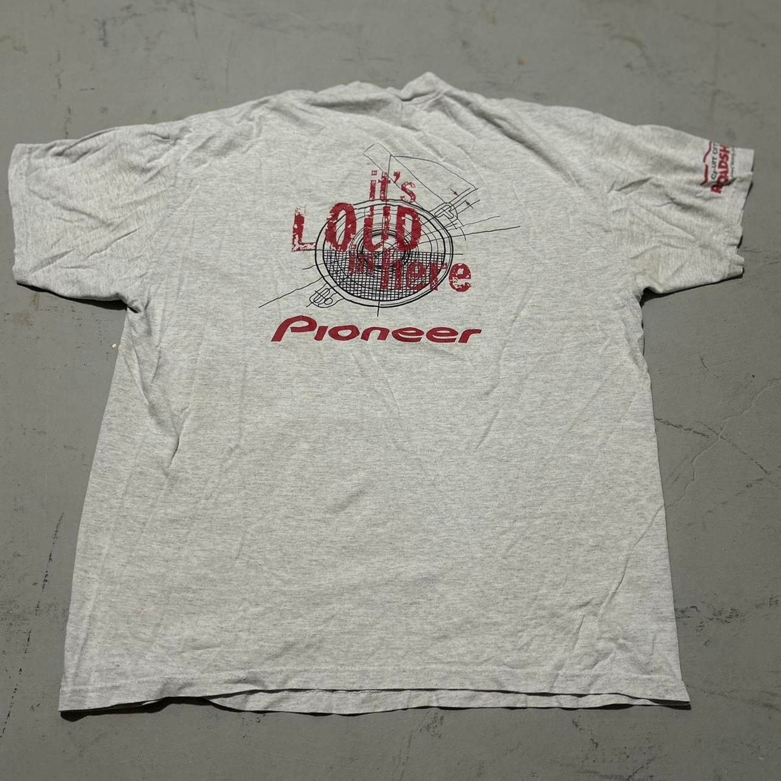 Other **Vintage Grey and Red Pioneer "It's Loud in Here" Racing Size US L / EU 52-54 / 3 - 4 Thumbnail