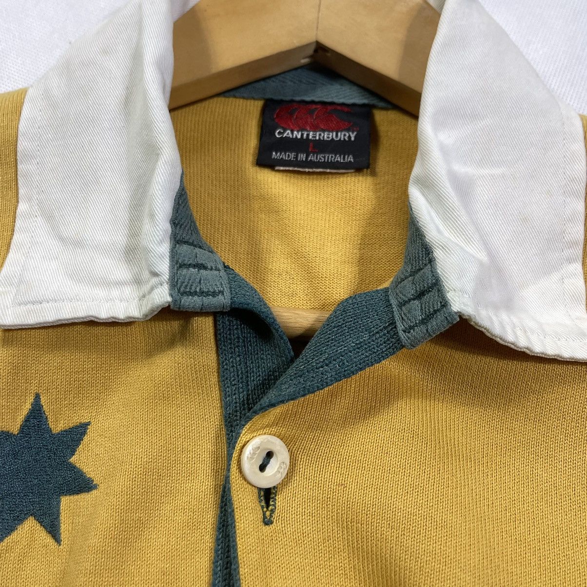 Canterbury of New Zealand × Vintage Vintage 2000s Wallabies Australia Rugby Union Shirt Size US L / EU 52-54 / 3 - 8 Thumbnail