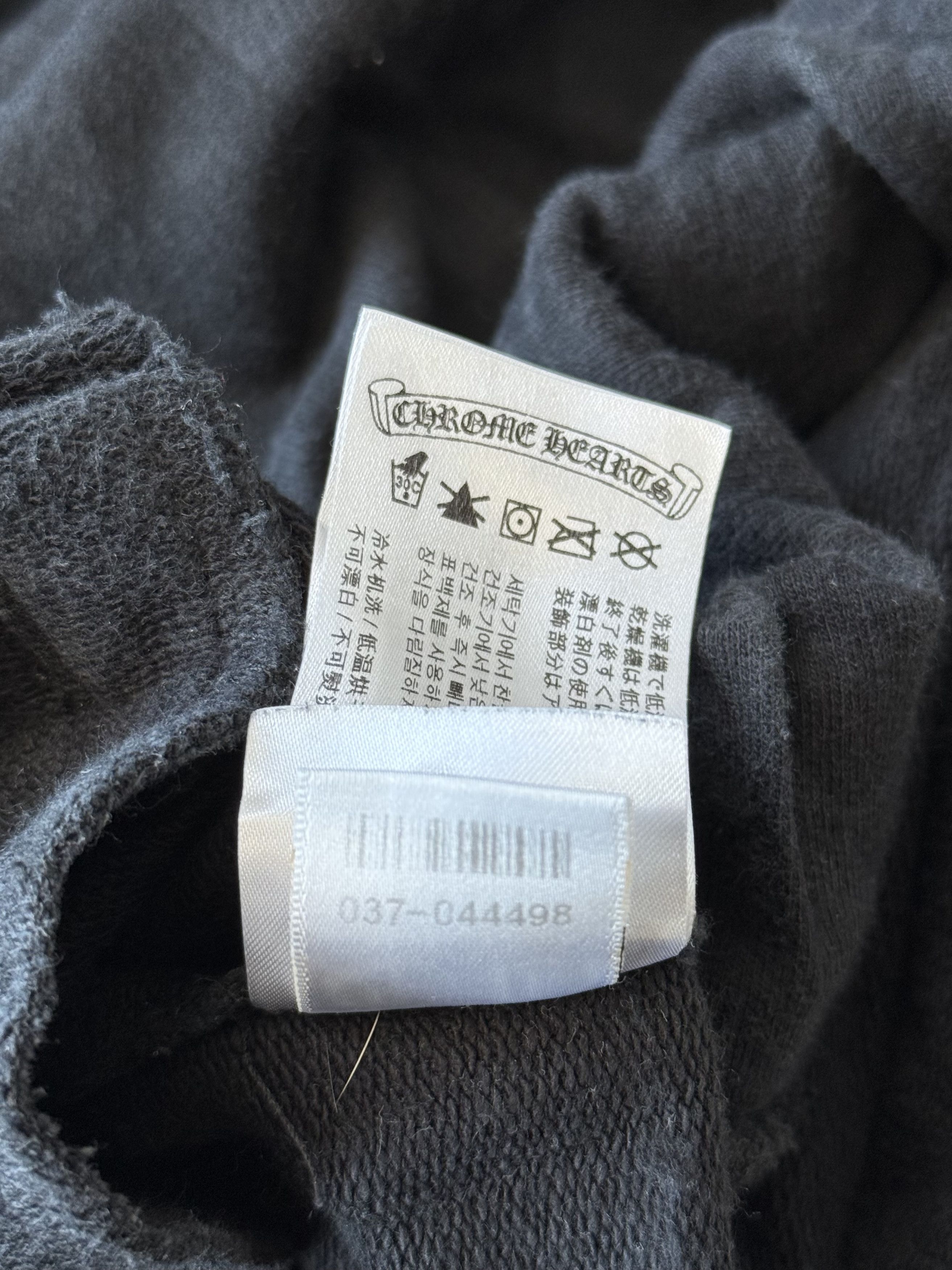 Chrome Hearts Black Horseshoe Logo Cemetery Cross Jacquard Sweatpants Size US 34 / EU 50 - 6 Thumbnail