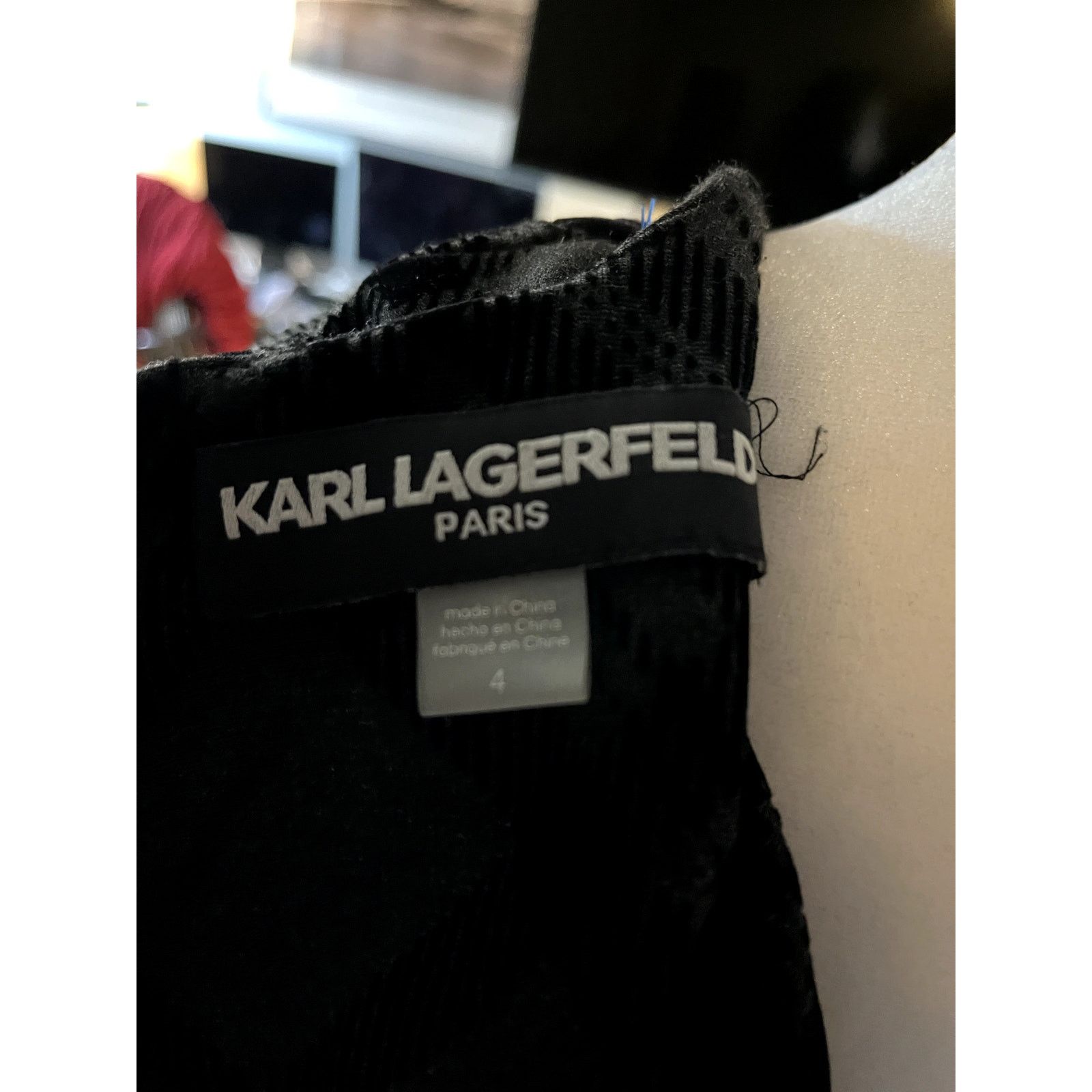 Karl Lagerfeld VINTAGE Karl Lagerfeld Paris Dress Size 4 Size S / US 4 / IT 40 - 3 Thumbnail
