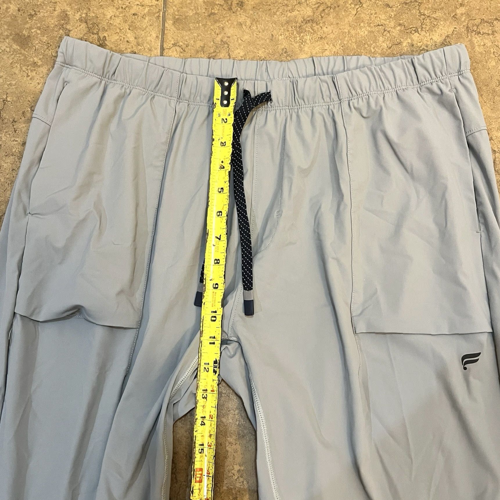 Fabletics Fabletics The One Jogger Pants Mens XL Athletic Color Gray NylON Elastane Tapered Drawstring Jogger Activewear Sports Athleisure Wearable L Size US 36 / EU 52 - 3 Thumbnail
