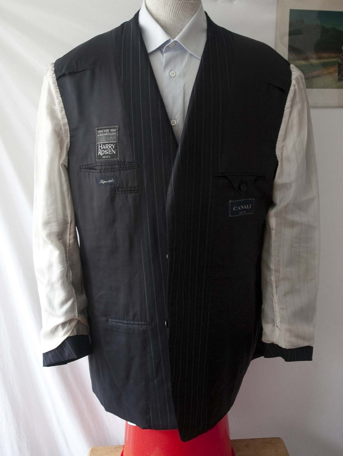 Canali Canali Jacket Super120s Wool Made in Italy Size 58R/45US Size 44R - 8 Thumbnail
