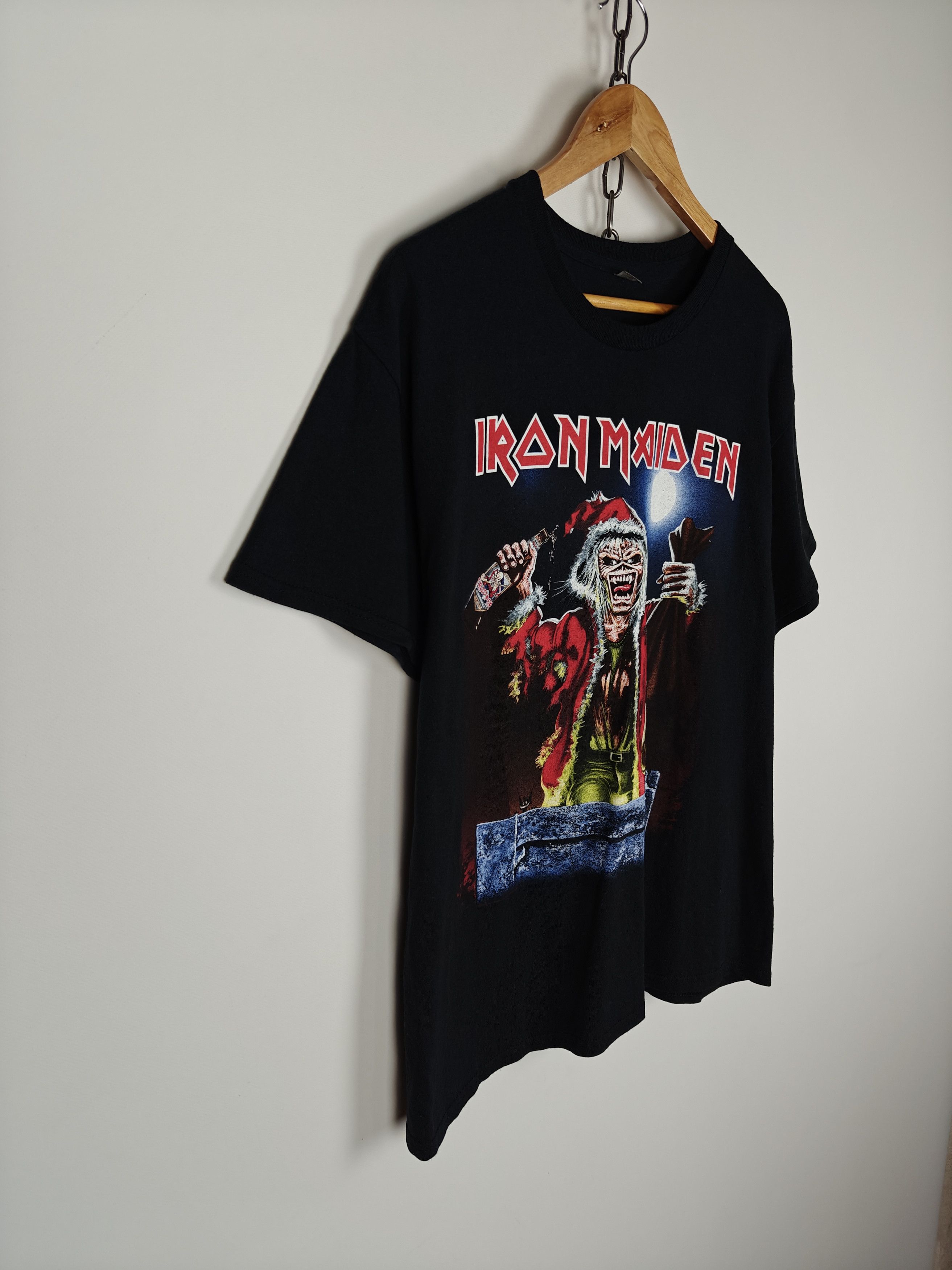Iron Maiden Iron Maien Rock T-Shirt Merch Tee Santa Zombie size M Size US M / EU 48-50 / 2 - 5 Thumbnail