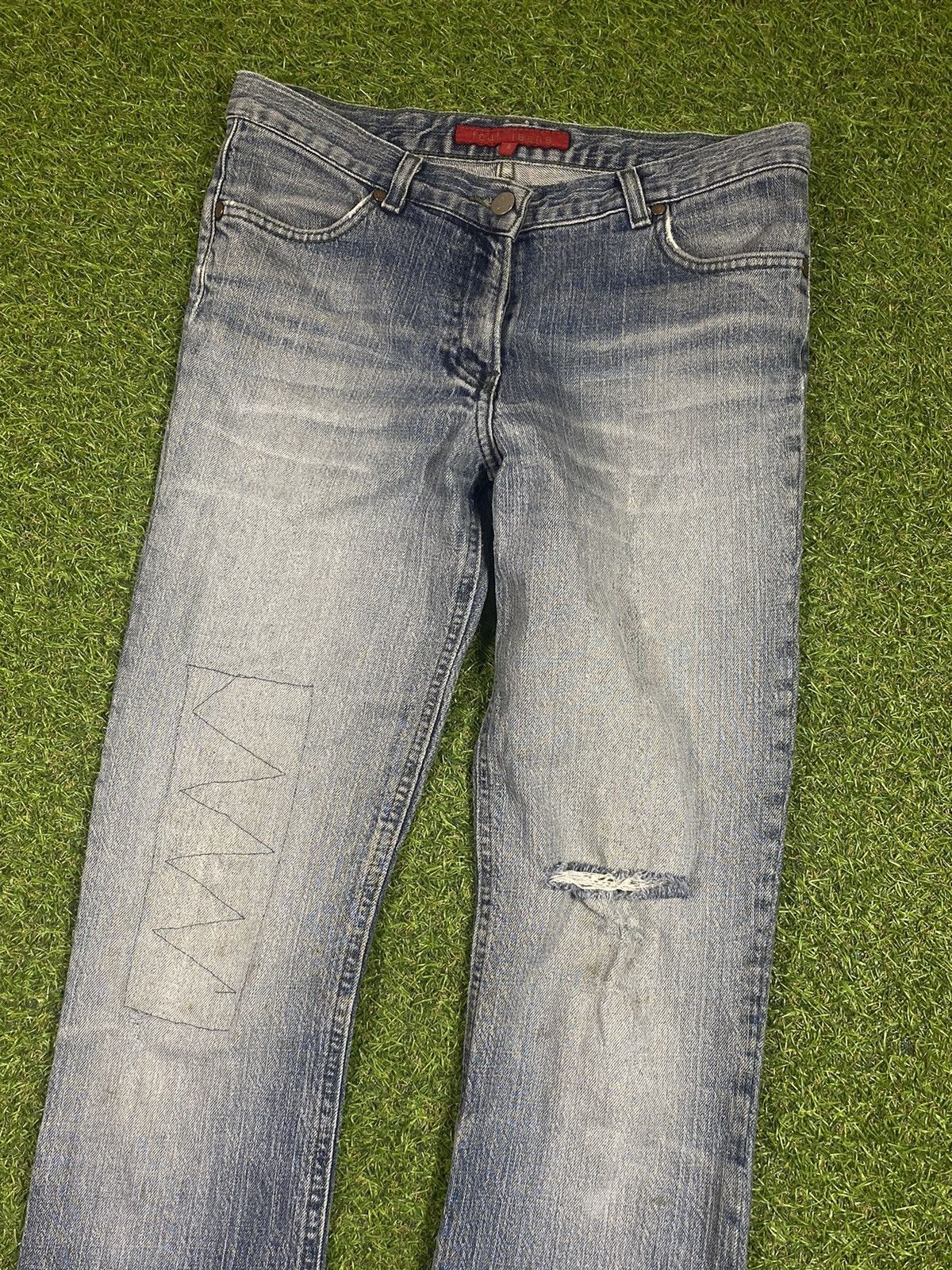 Vintage Vintage 90s Japanese jeans distressed streetwear style Size 30" / US 8 / IT 44 - 2 Thumbnail
