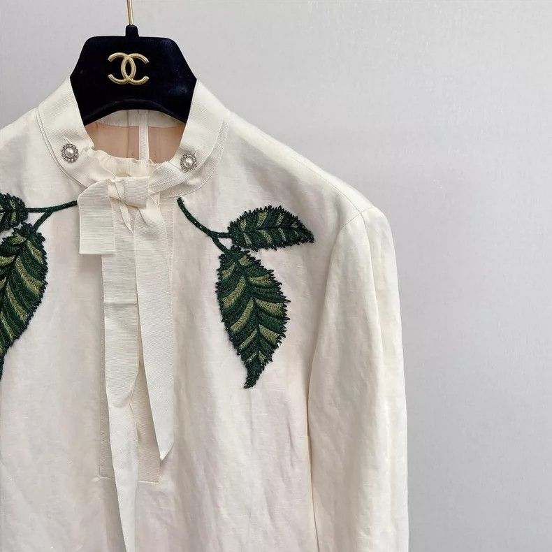 Gucci Gucci Beige cotton linen dress Size XS / US 0-2 / IT 36-38 - 3 Thumbnail
