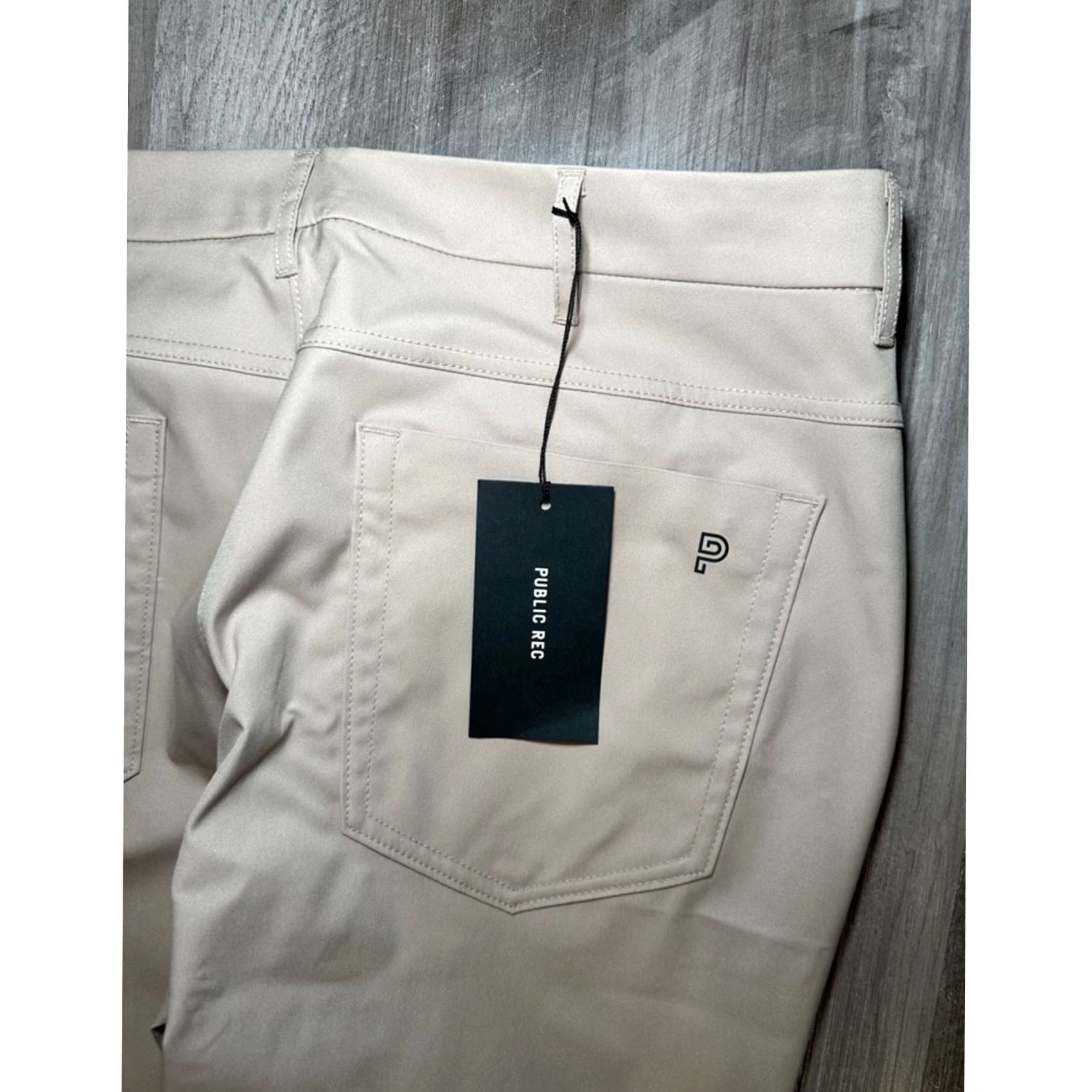 Vintage Public Rec Tan Chino Pants - 33 Regular Mens Size US 33 - 4 Thumbnail