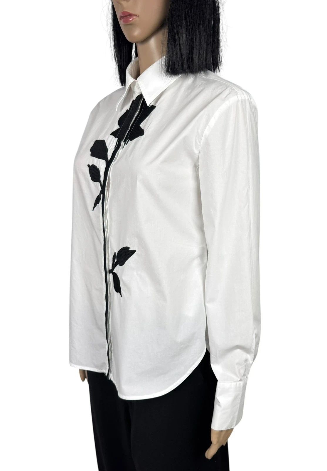 Blumarine Blugirl Blumarine Printed Shirt Flower size UK6 IT38 Size XS / US 0-2 / IT 36-38 - 4 Thumbnail