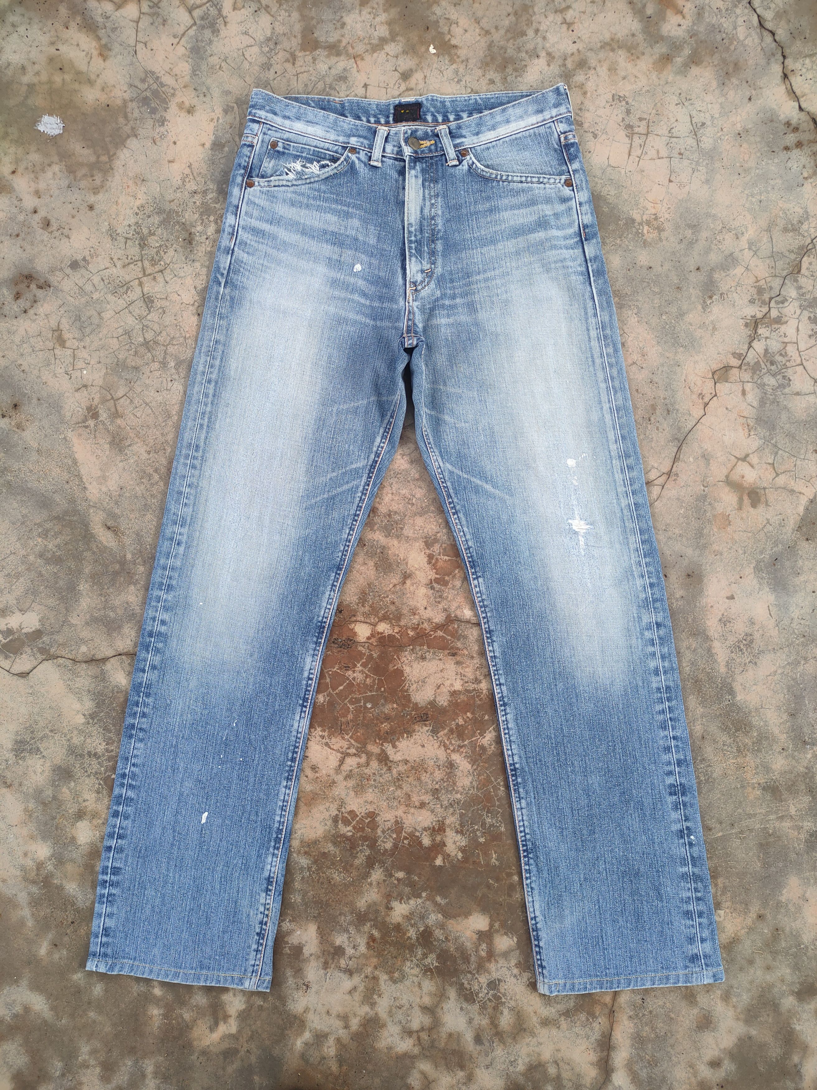 Jean × Lee × Vintage VINTAGE LEE RIDERS FADED DENIM JEANS PANTS Size US 32 / EU 48 - 1 Thumbnail