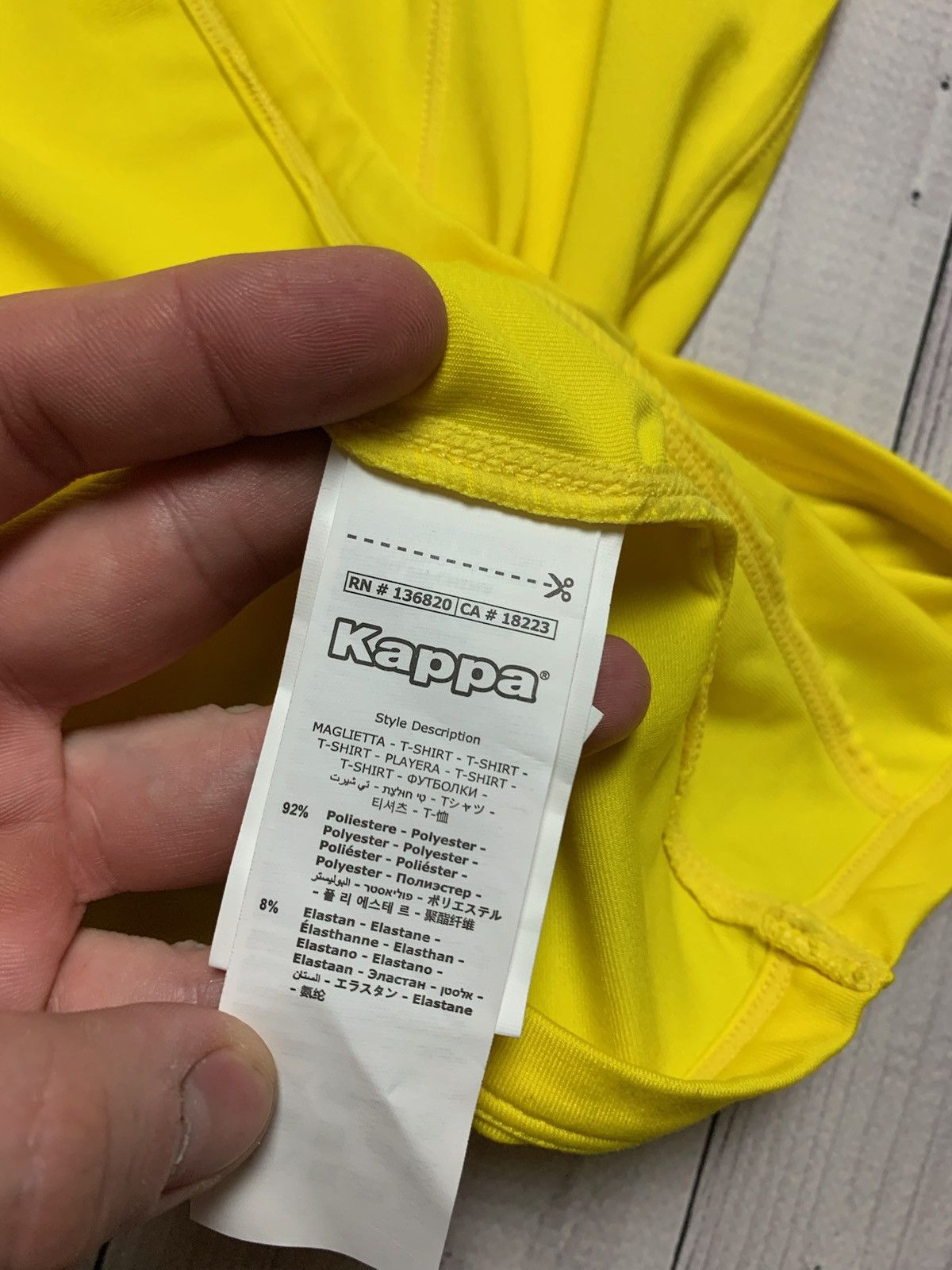Kappa Kappa Leeds soccer jersey Size XL yellow Size US XL / EU 56 / 4 - 7 Thumbnail