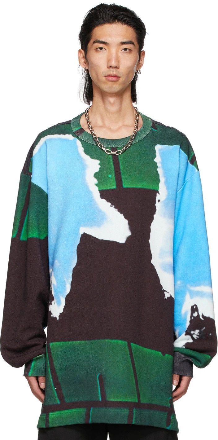 Dries Van Noten Dries Van Noten x Len Lye Sweatshirt Oversized Size US M / EU 48-50 / 2 - 11 Thumbnail