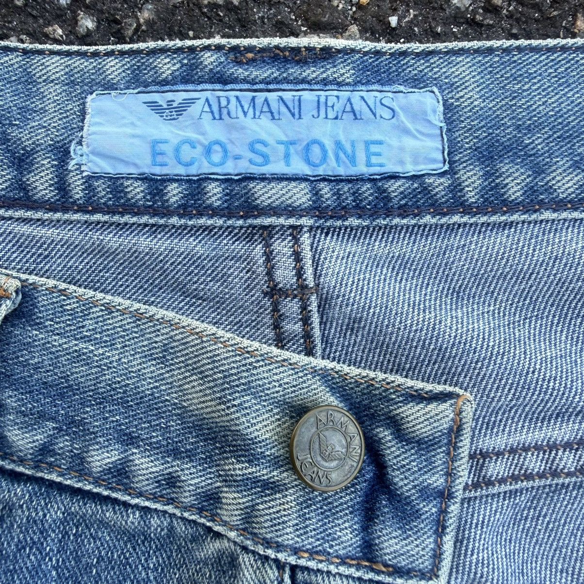 Armani Vintage Armani Jeans Button Fly Rusty Faded Denim Jean Size US 31 - 8 Thumbnail
