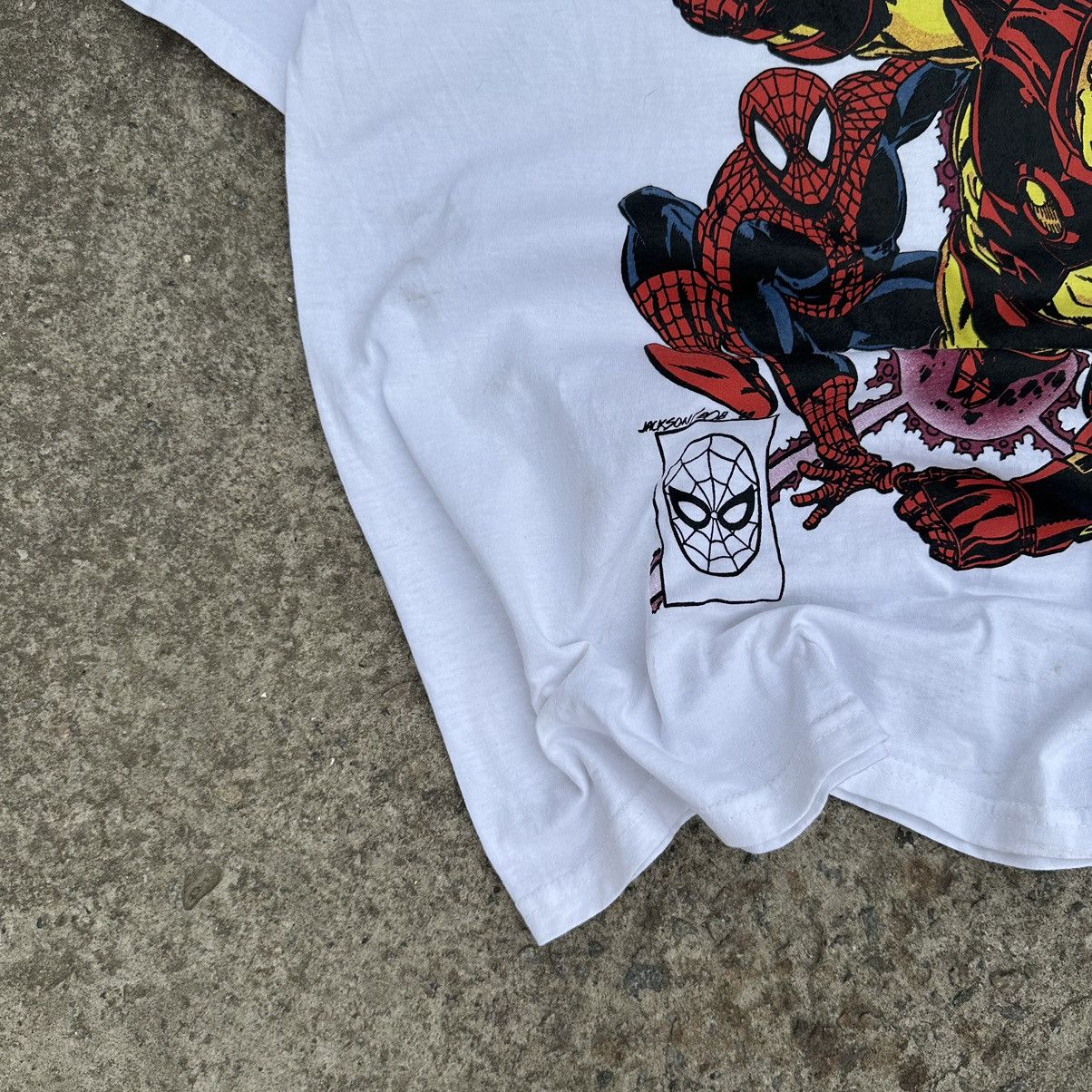 Marvel Comics × Vintage Vintage T-shirts Marvel Comics Iron Man Spider Man Used Y2K Size US S / EU 44-46 / 1 - 6 Thumbnail