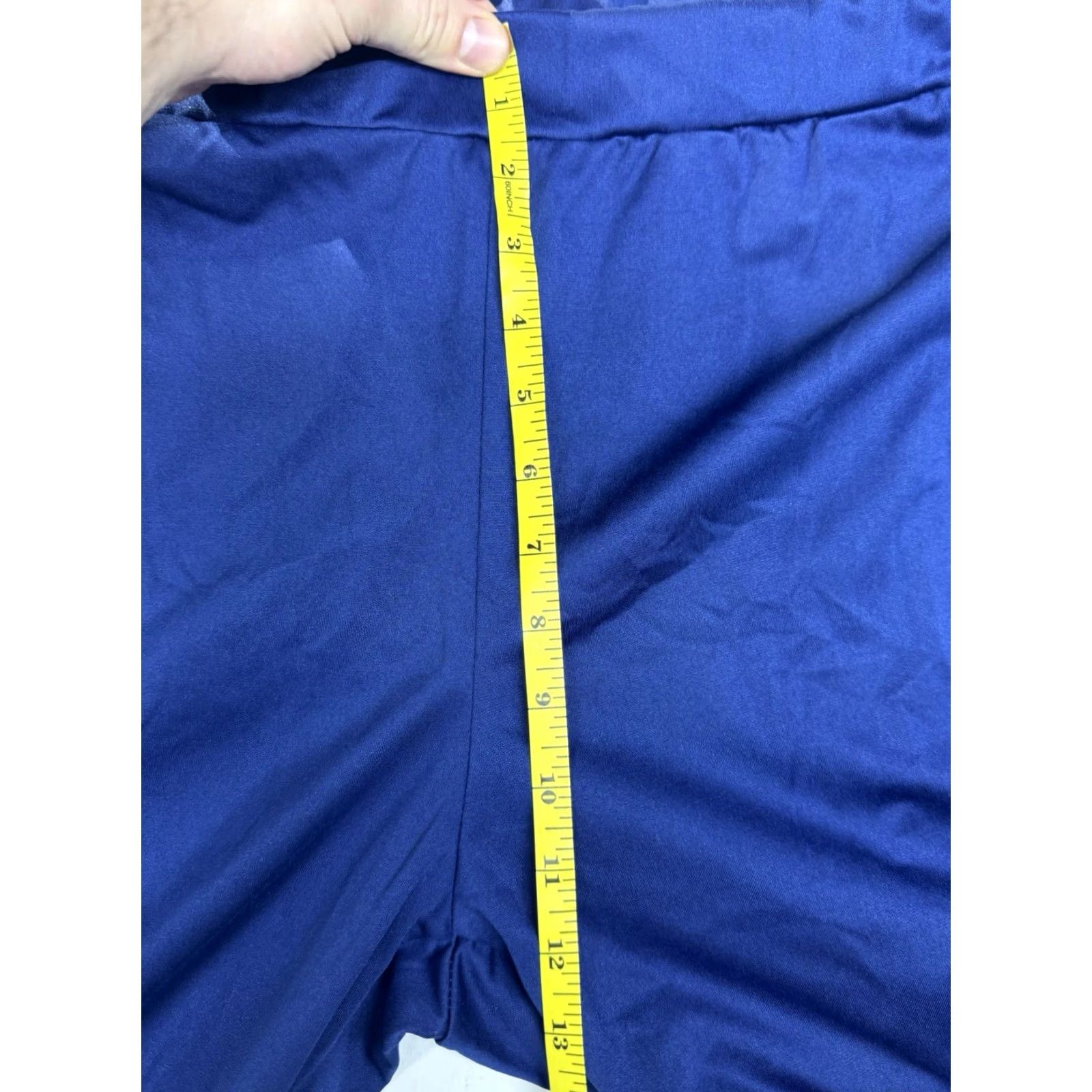 ESPIRIT Ted Lasso AFC RICHMOND Men's L Blue Track Pants Zippered Bottom Spirit Costume Size US 33 - 7 Thumbnail