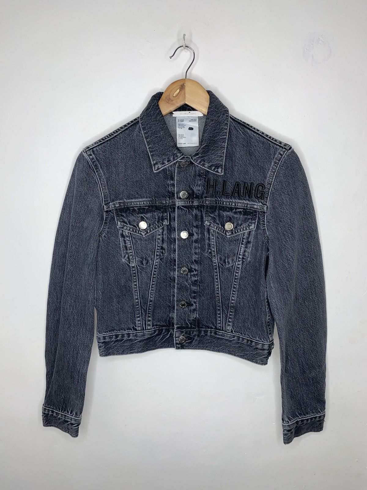 Helmut Lang Helmut Lang Grey Denim Jacket Size XS / US 0-2 / IT 36-38 - 1 Thumbnail