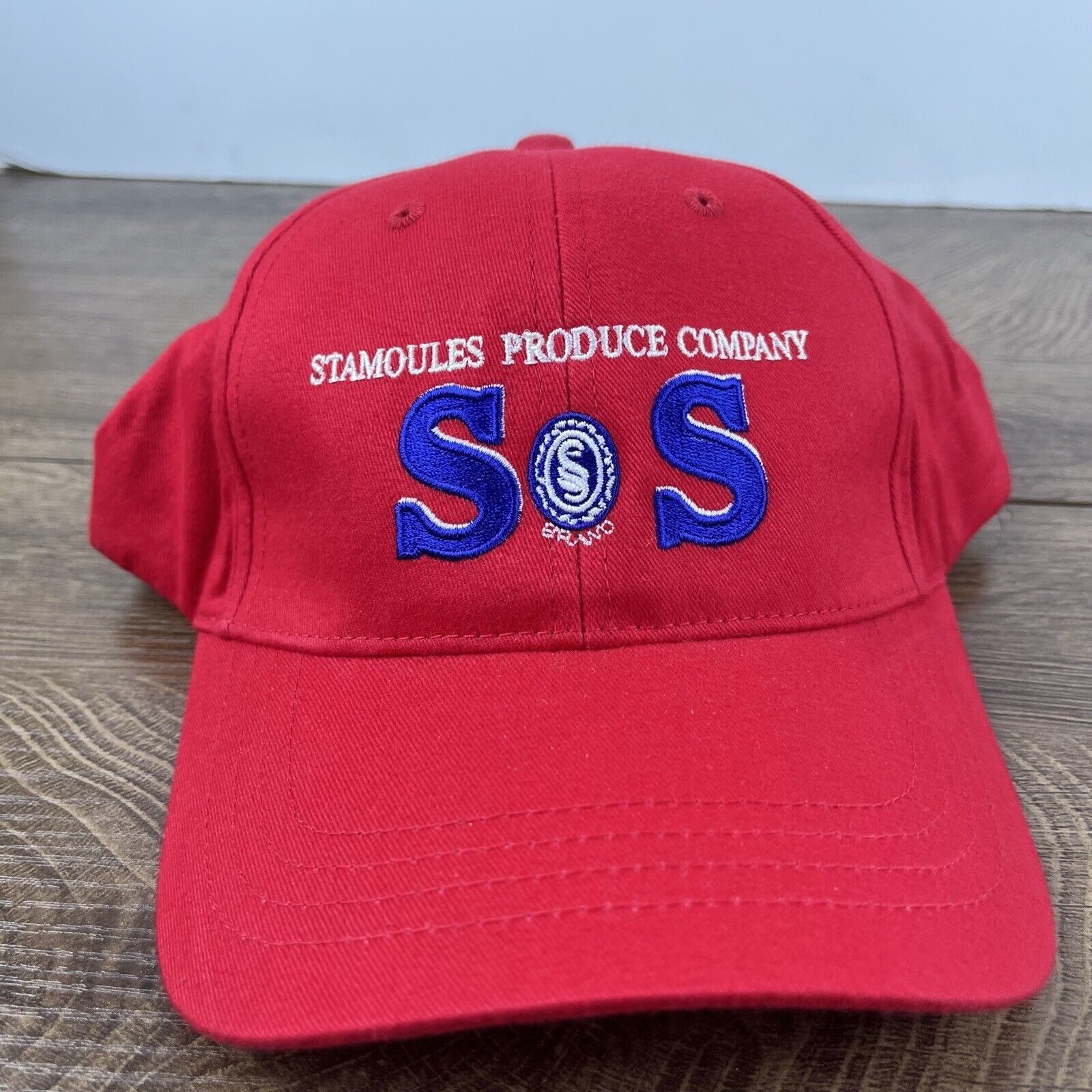 Other Stomoules Produce Hat SOS Hat Red Cap Hat Adjustable Hat Red Size ONE SIZE - 2 Thumbnail