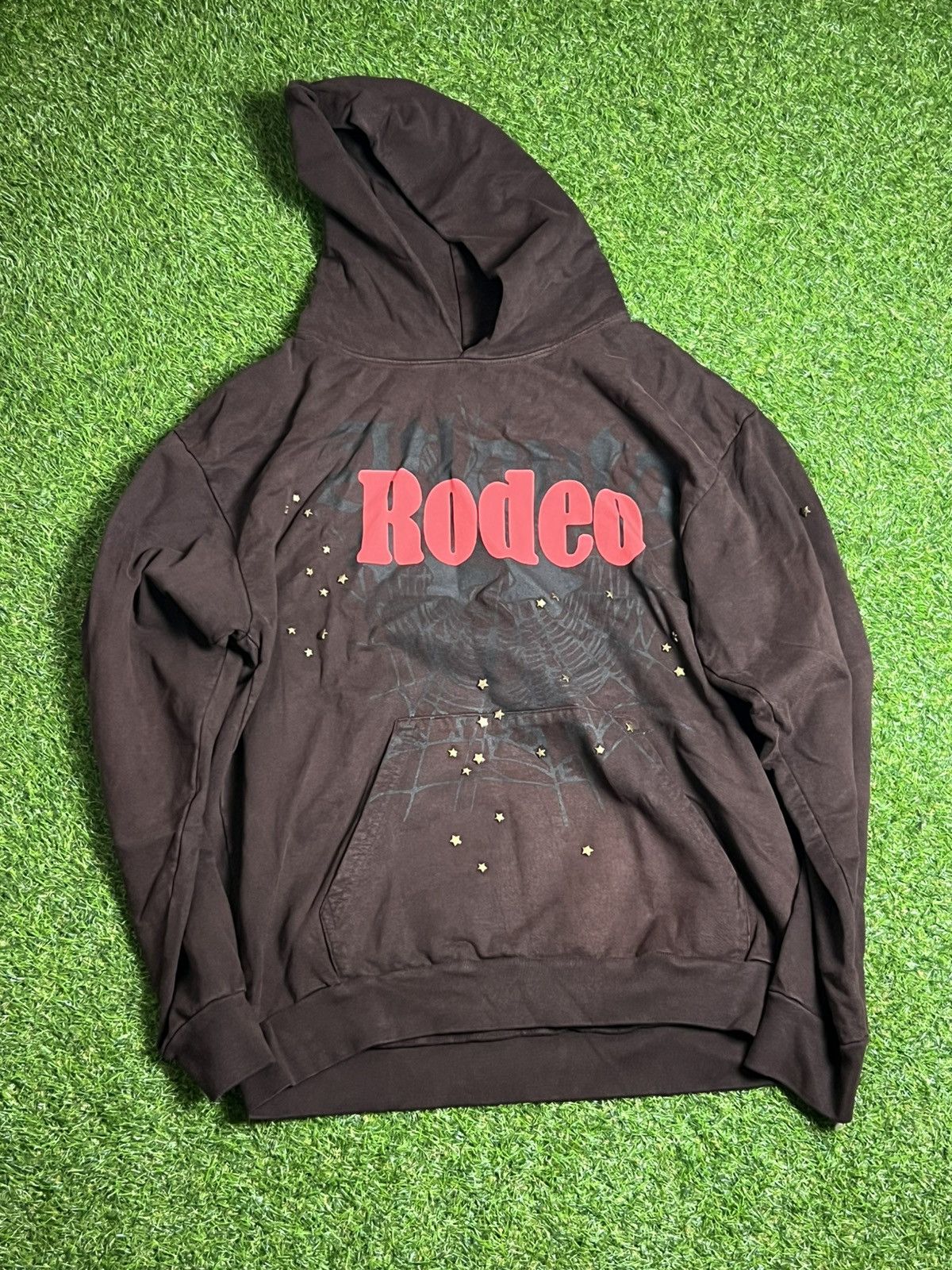 Travis Scott x Sp5der★Rodeo フーディー パーカー 送関込 Travis Scott x Spider Worldwide “Days Before Rodeo” Hoodie