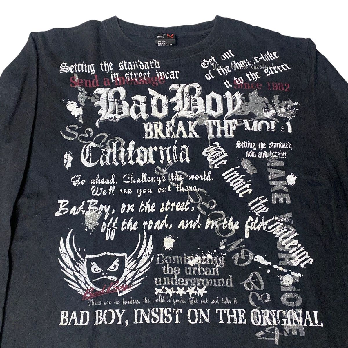 If Six Was Nine Japanese Poem Longsleeve Badboy ifsixwasnine styled Size US L / EU 52-54 / 3 - 3 Thumbnail