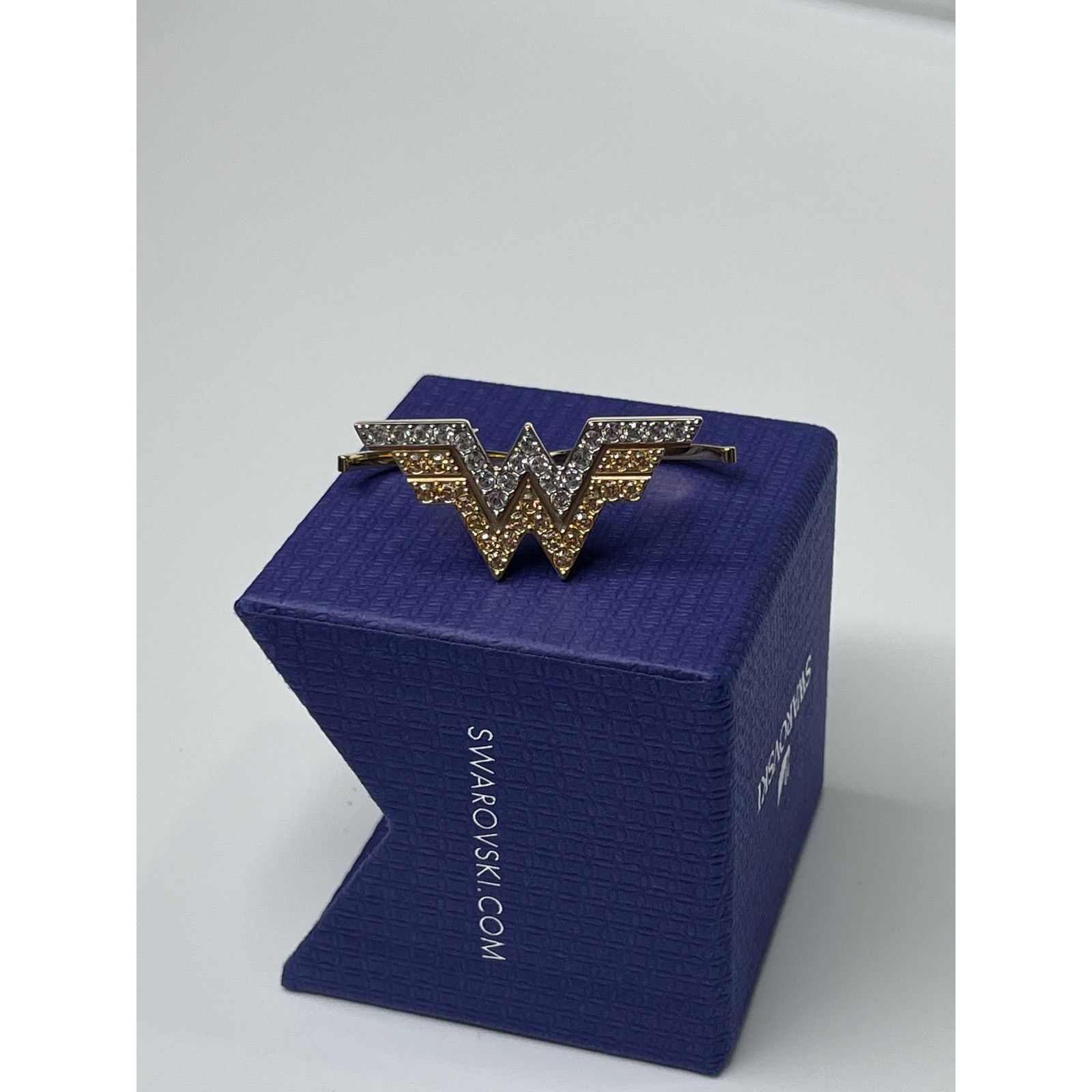 Swarovski Swarovski Fit Wonder Woman double ring Gold tone 55 - 58 Size ONE SIZE - 16 Thumbnail