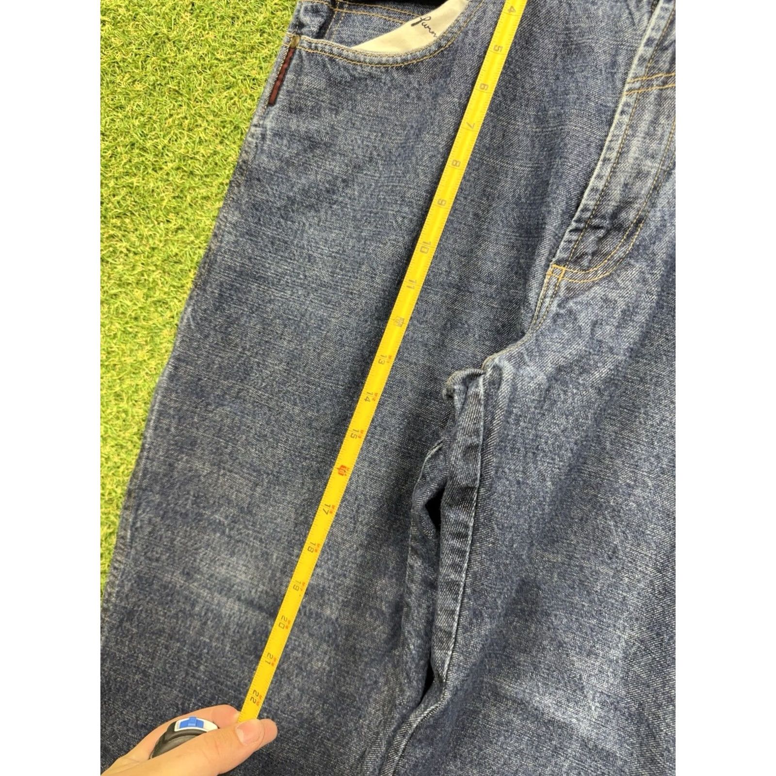 Phat Farm VINTAGE Phat Farm Jeans Mens 36x34 Blue Carpenter Loose Baggy Fit 90s Hip Hop Denim Size US 36 / EU 52 - 3 Thumbnail