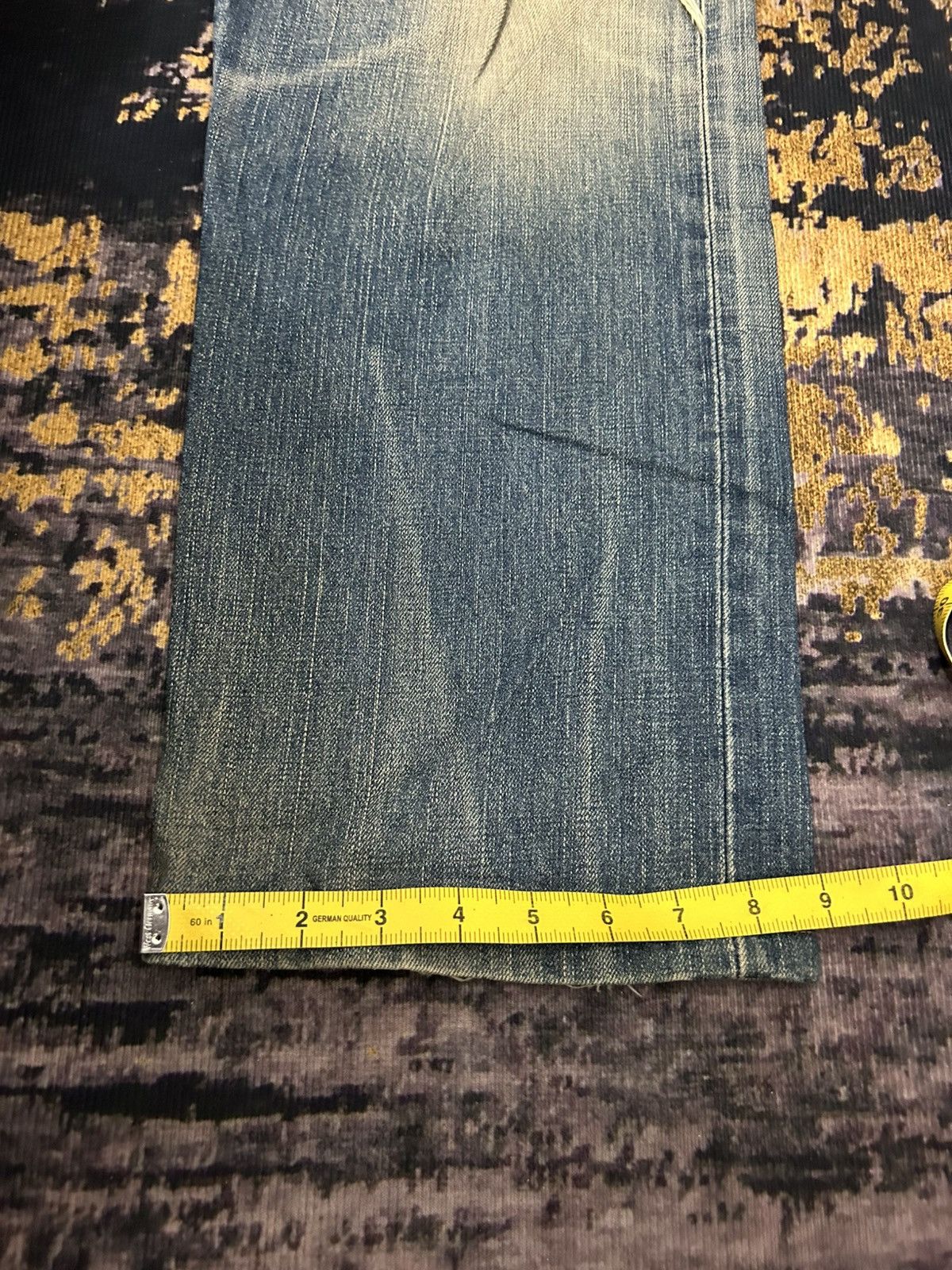 Edwin Vintage Edwin Japan Distressed Buckle Back Selvedge Jeans Size US 36 / EU 52 - 21 Thumbnail