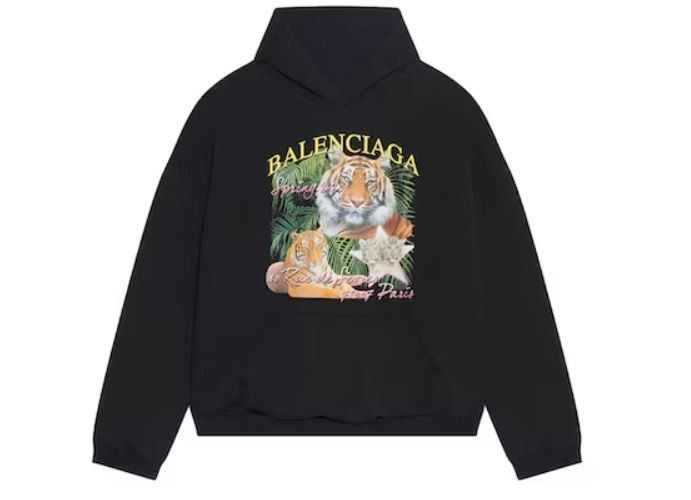 Image of Balenciaga O1In1G1223 Hoodie In Black, Women's (Size XS)