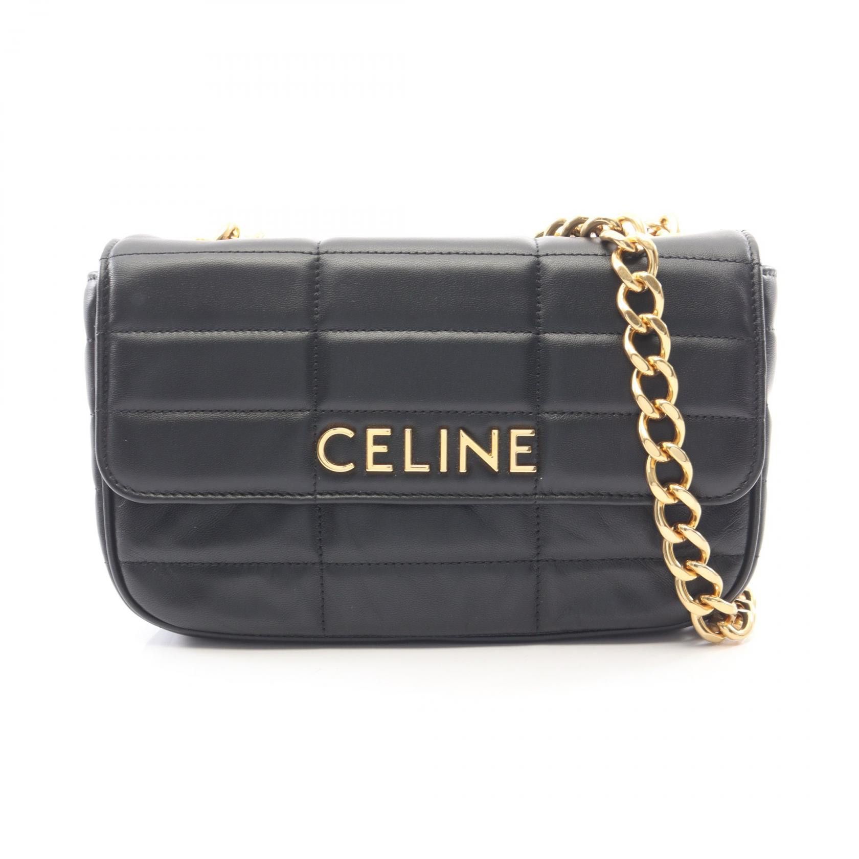 Celine Celine CELINE Monochrome Leather Shoulder Bag Leather Shoulder Bag 111273 DUTY FREE for USA Size ONE SIZE - 1 Thumbnail