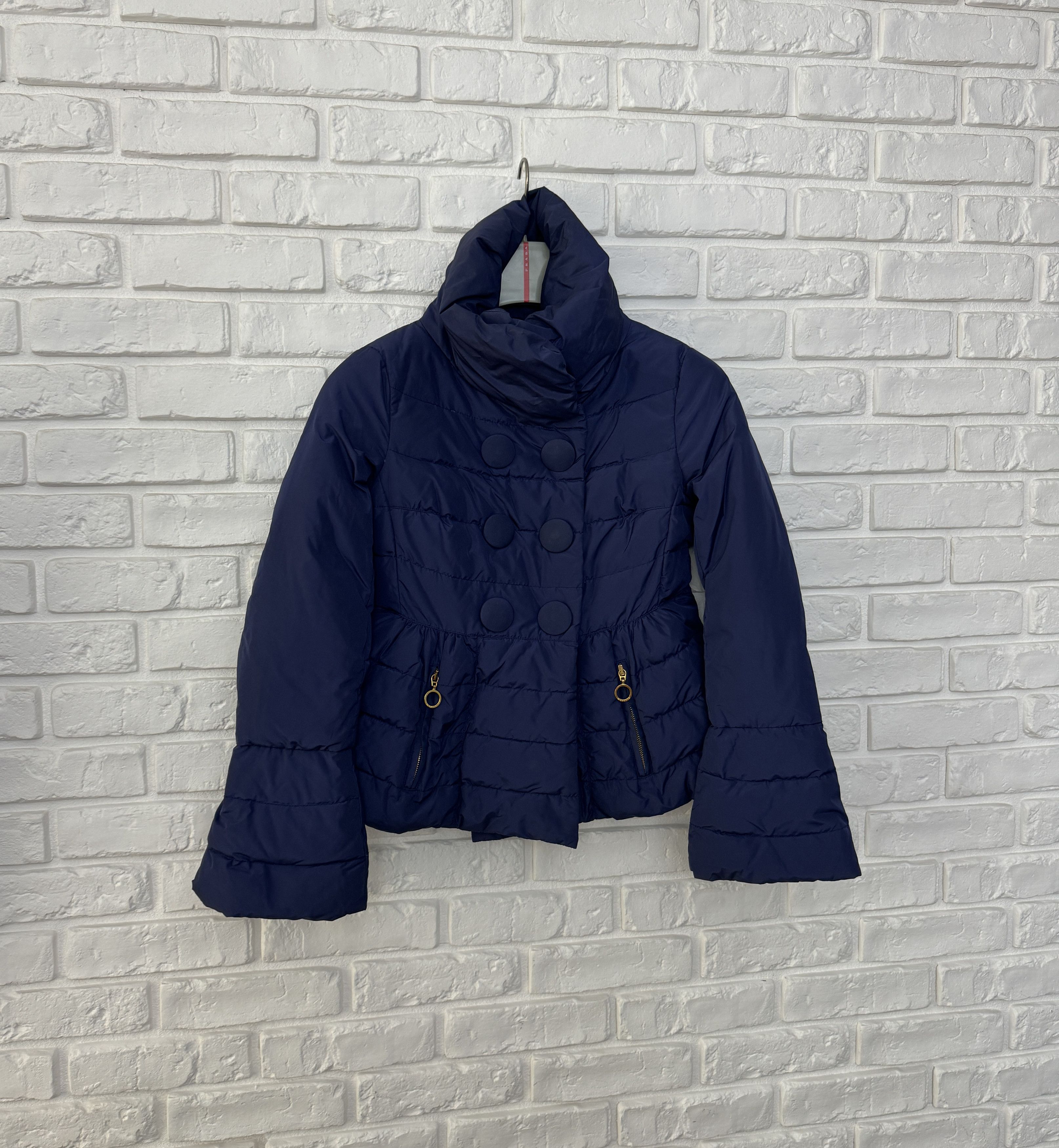 Moncler Authentic Moncler Kelly Jacket Puffer Navy Blue Logo Size 0 Size XS / US 0-2 / IT 36-38 - 3 Thumbnail