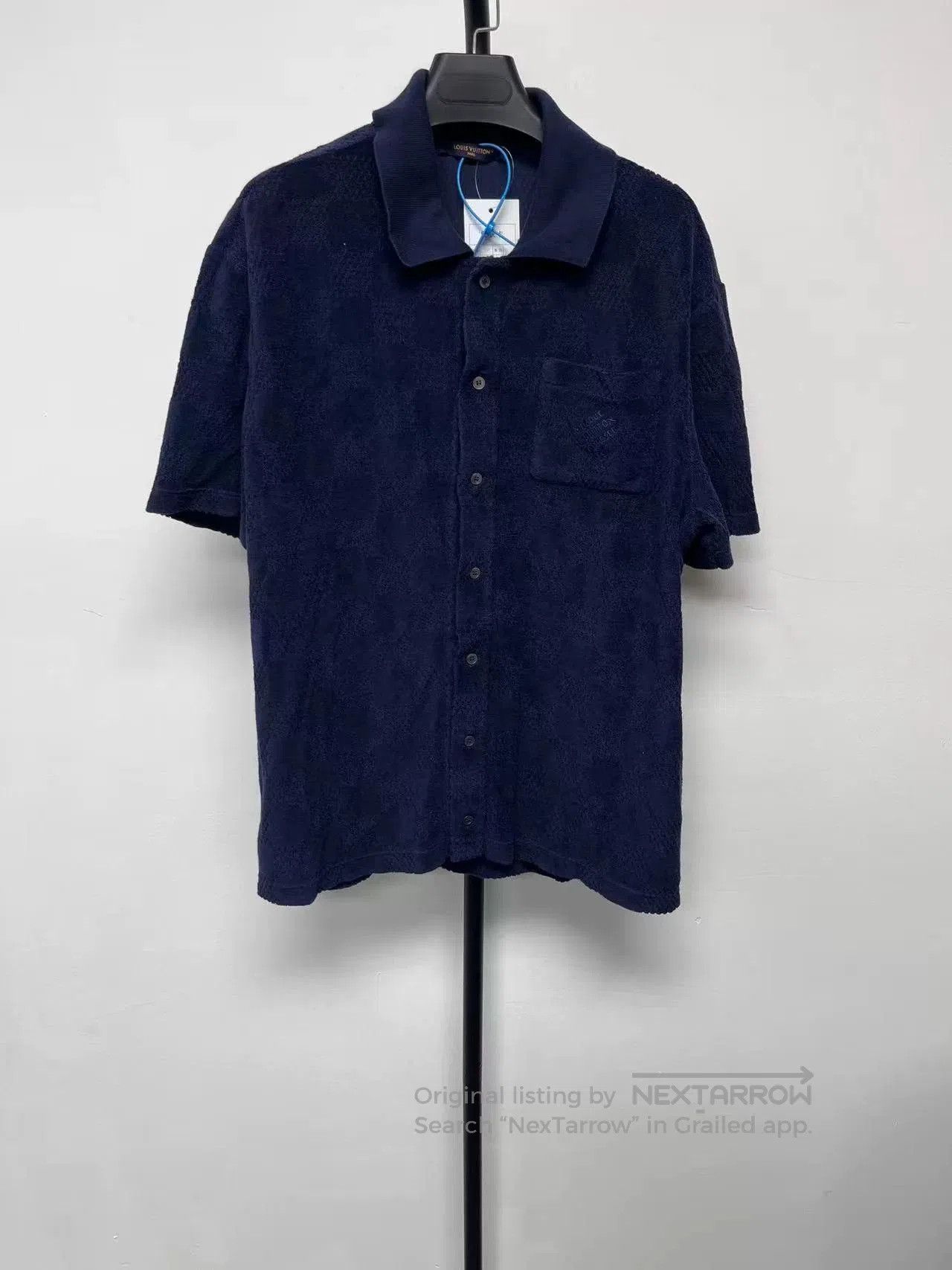 Louis Vuitton louis vuitton blue short sleeve shirt. Size US M / EU 48-50 / 2 - 1 Thumbnail