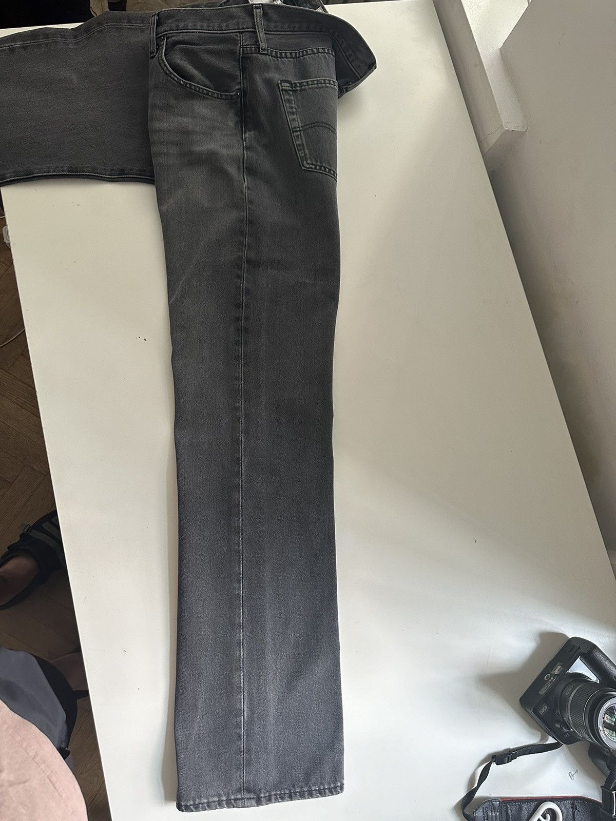 Levi's Levi's Big E Stonewashed Grey Denim Jeans W34L34 Size US 34 / EU 50 - 8 Thumbnail