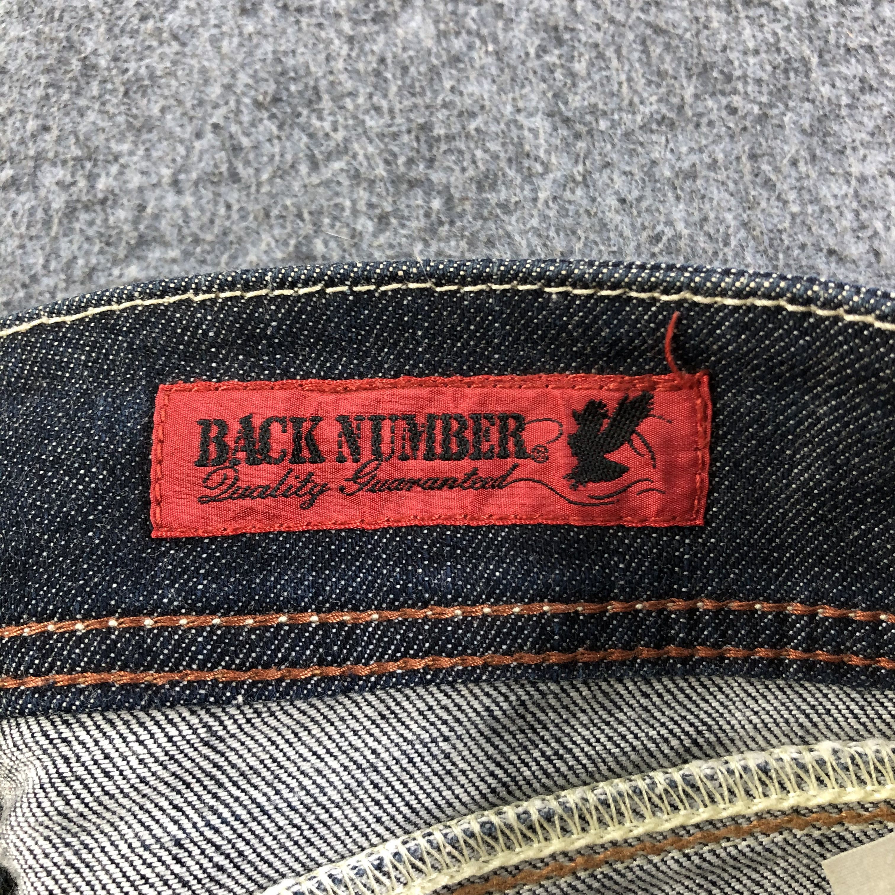 Japanese Brand Japanese Brand Back Number Redline Jeans-J2829 Size US 31 - 8 Thumbnail