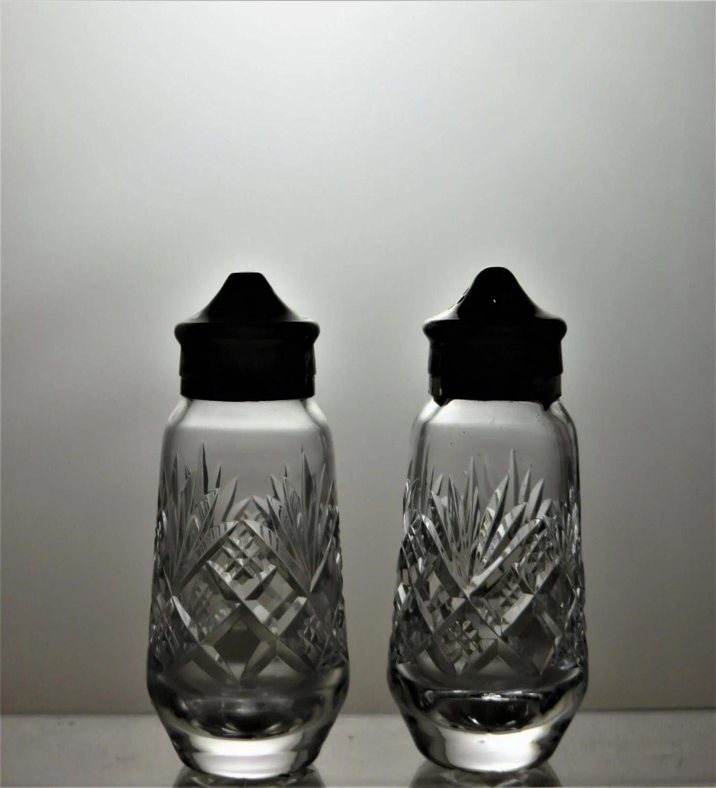 Other Crystal Cut Glass Salt and Pepper Shakers 4" Size ONE SIZE - 4 Thumbnail