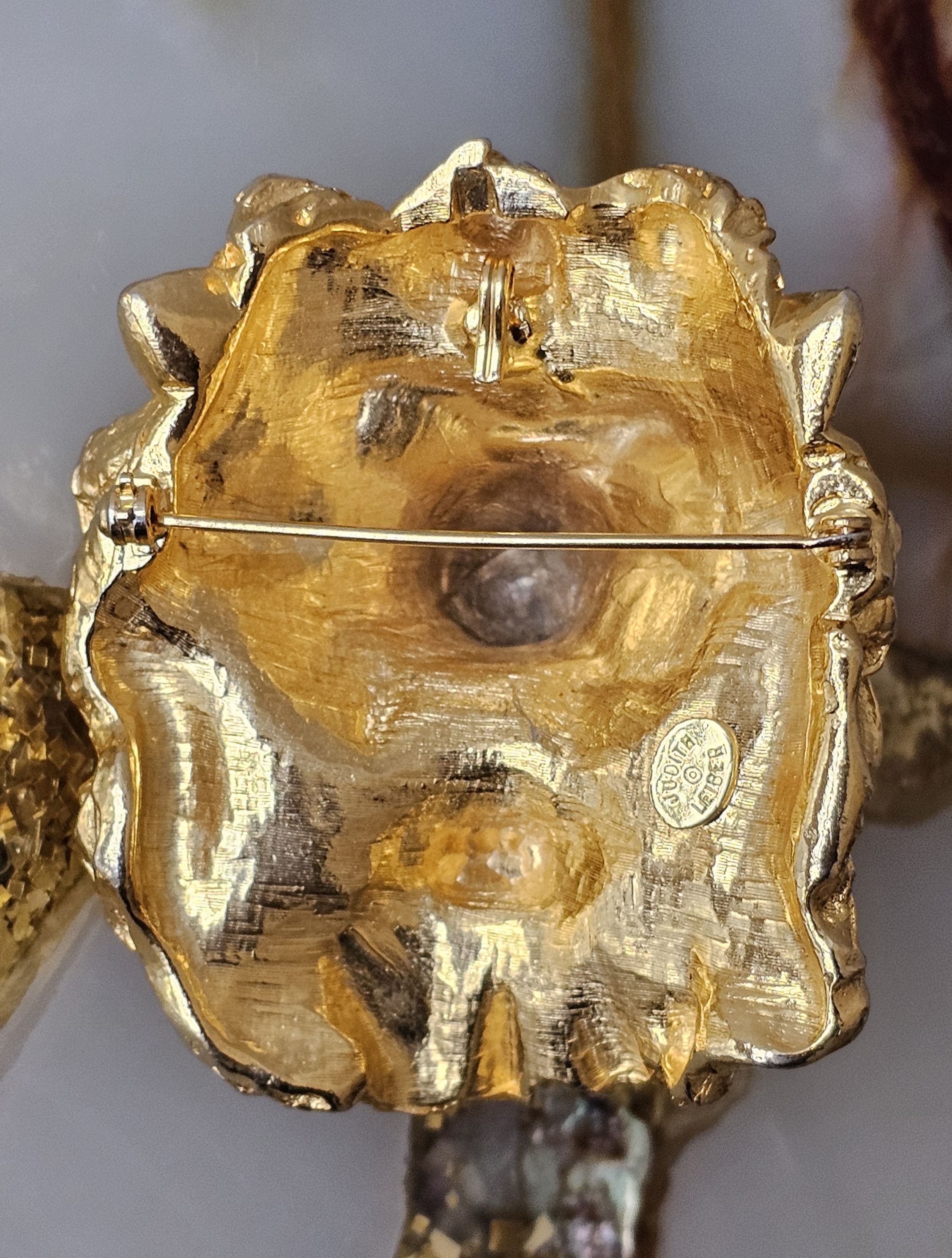Judith Leiber Vintage Judith Leiber 18 Kt Gold Plated Lion Pendant/Brooch Size ONE SIZE - 2 Thumbnail