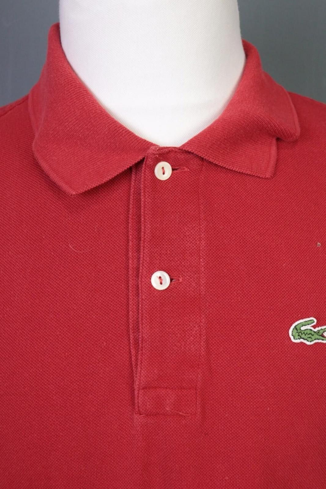Lacoste Lacoste Red Short Sleeve Polo Shirt Size 6 / XL Size US M / EU 48-50 / 2 - 4 Thumbnail