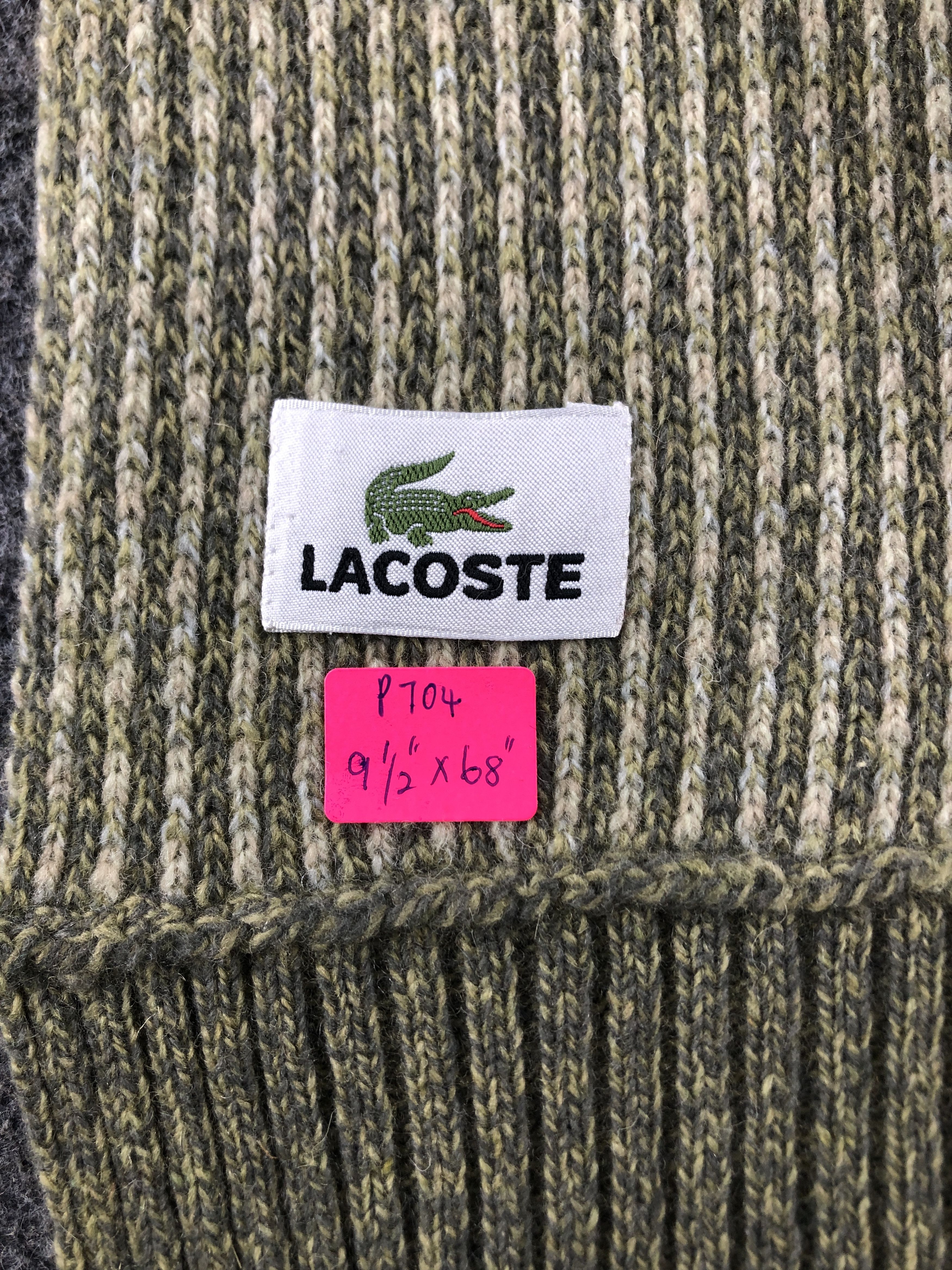 Lacoste Lacoste Scarf / Muffler / Neckwear P704 Size ONE SIZE - 5 Thumbnail