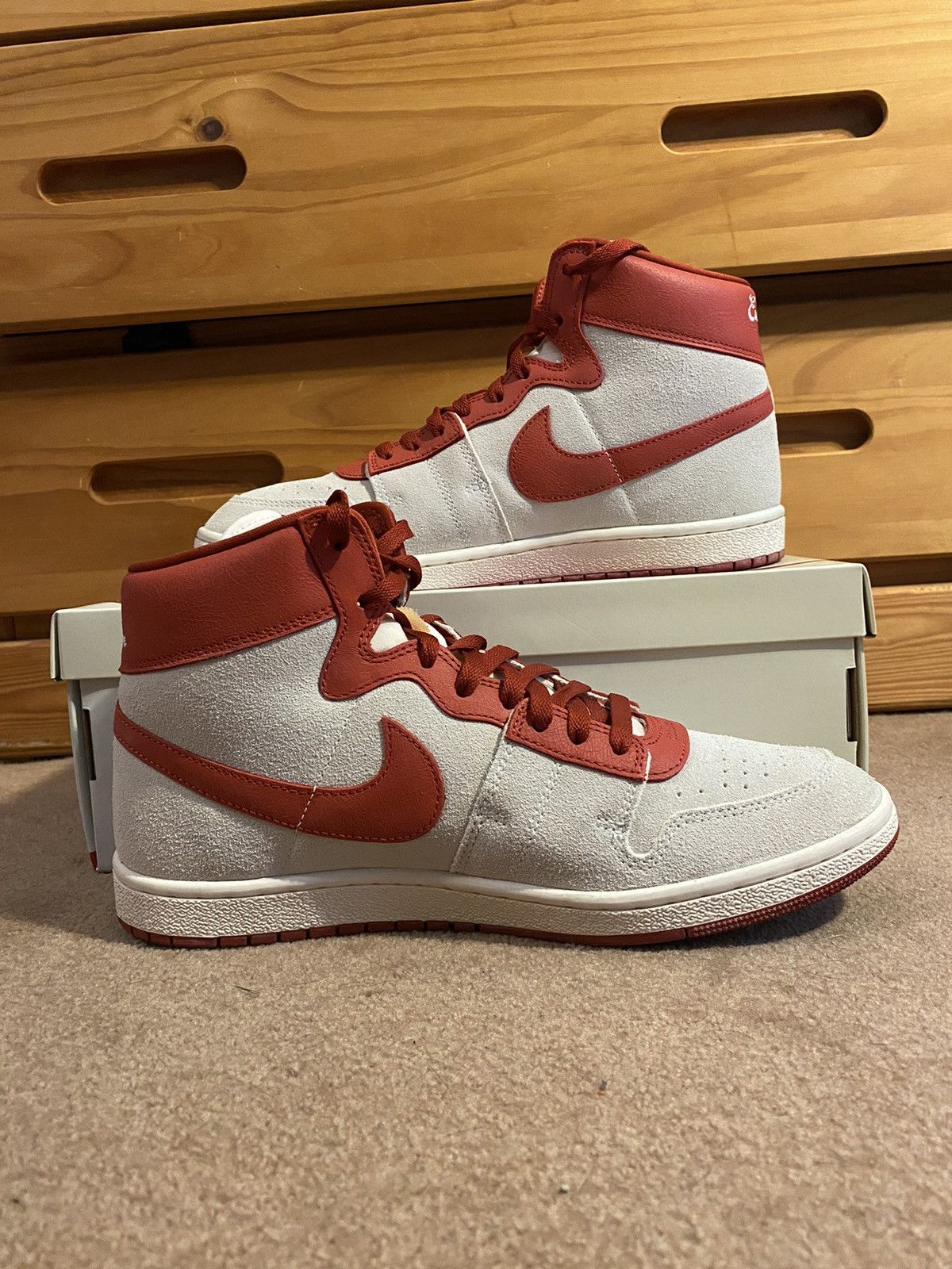 Jordan Brand Jordan Air Ship Every Game Dune Red Size 11.5 Size US 11.5 / EU 44-45 - 3 Thumbnail