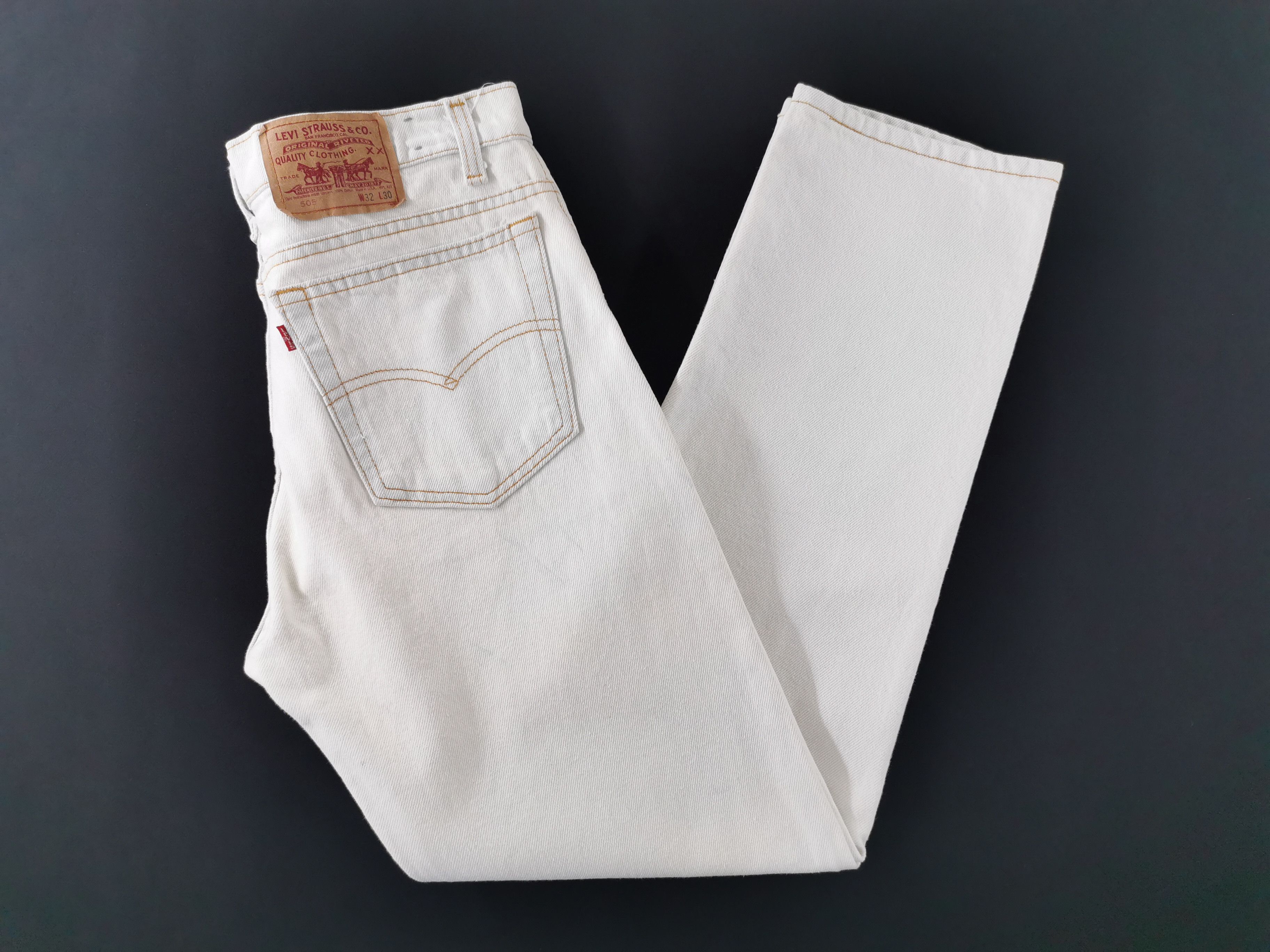 Levi's Vintage 80's Levis Lot 505 X The Clash Denim Made In USA Size US 31 - 4 Thumbnail