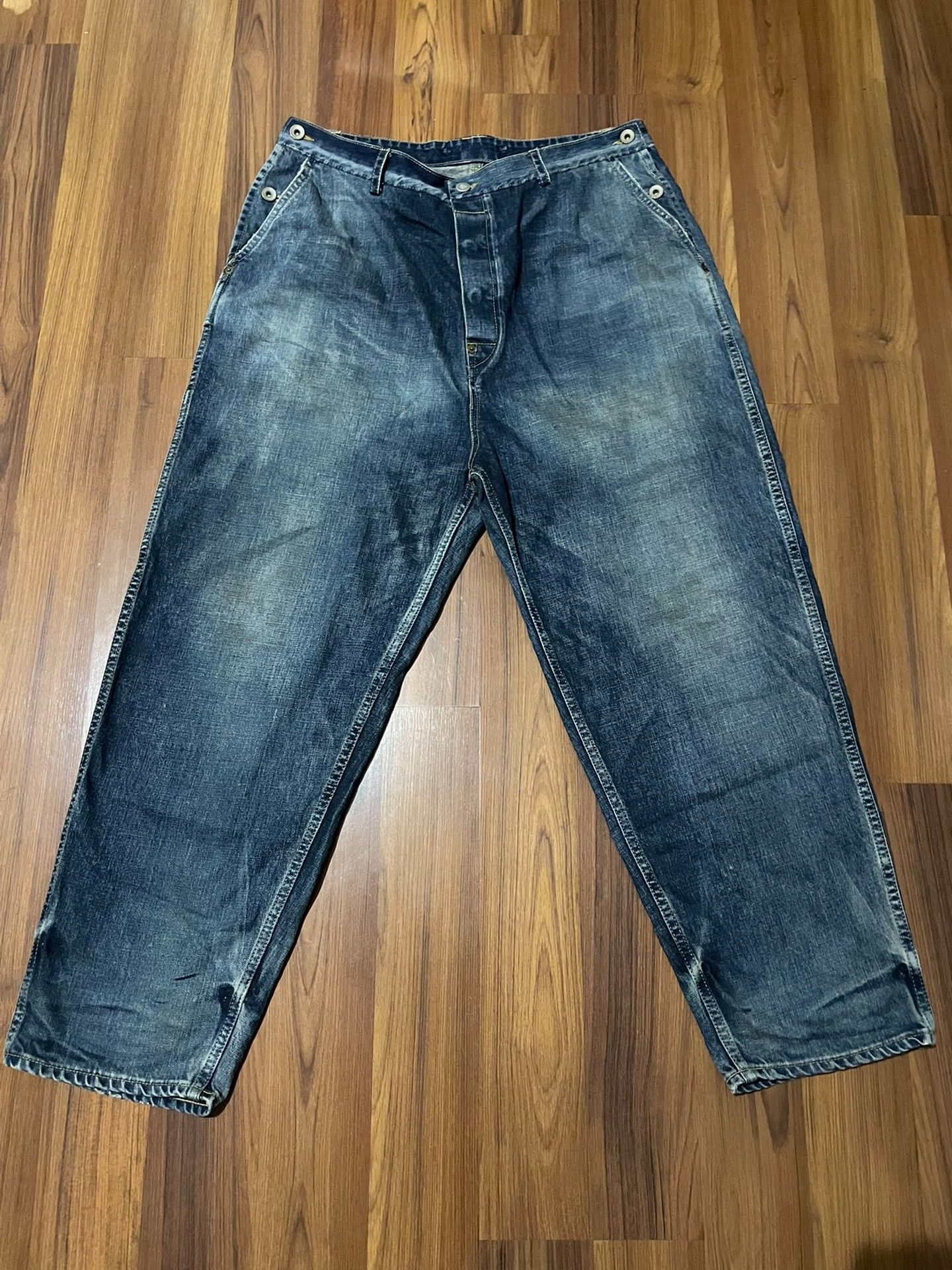 Madness MADNESS 19SS Baggy Suspender Jeans Size US 30 / EU 46 - 1 Thumbnail