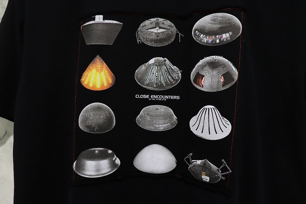 Marcelo Burlon o1mle0225 C.E Spaceships T Shirt in Black Size US M / EU 48-50 / 2 - 3 Thumbnail