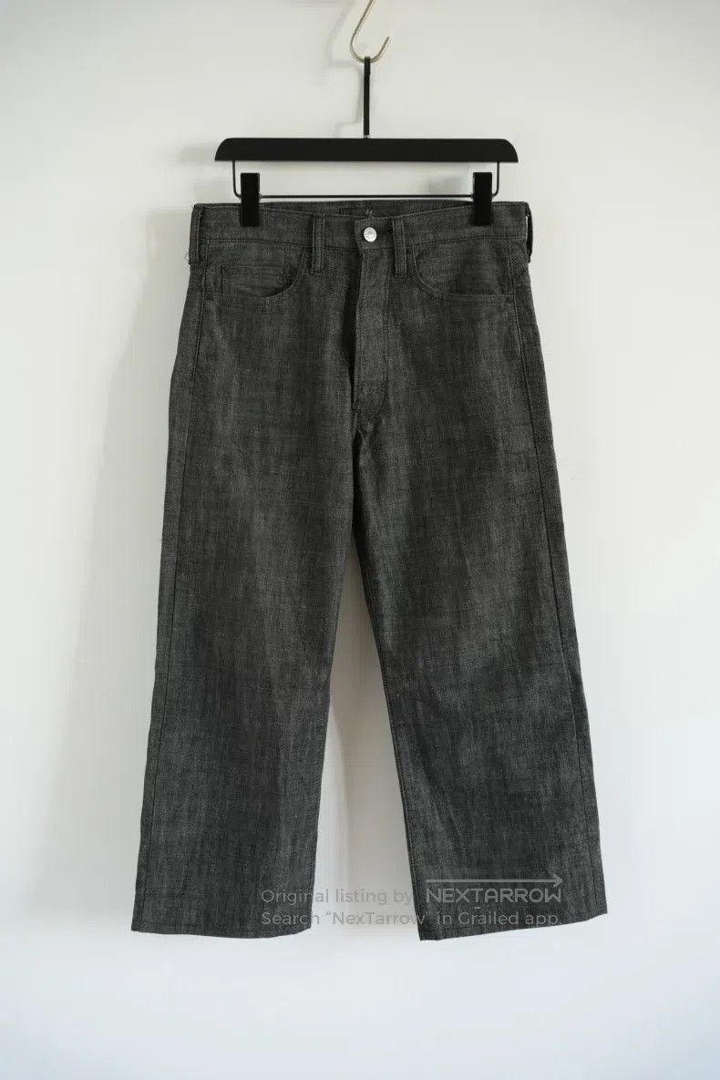 Yohji Yamamoto YOHJI YAMAMOTO size L Bamboo Section Washed Nine-Point Jea Size US 27 - 1 Thumbnail