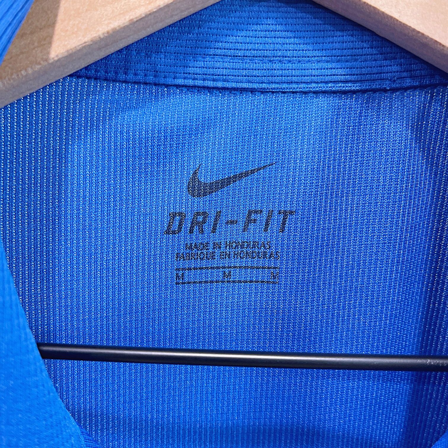 Nike Nike Dri Fit Tech Golf Polo Shirt Blue White Mens Medium Size US M / EU 48-50 / 2 - 6 Thumbnail