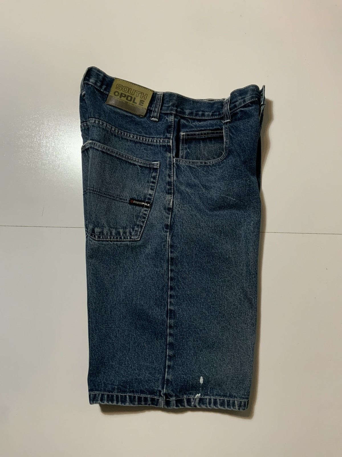 Southpole × Vintage VTG Y2K 2000s Southpole Baggy Hip Hop Denim Jean Shorts Size US 34 / EU 50 - 2 Thumbnail