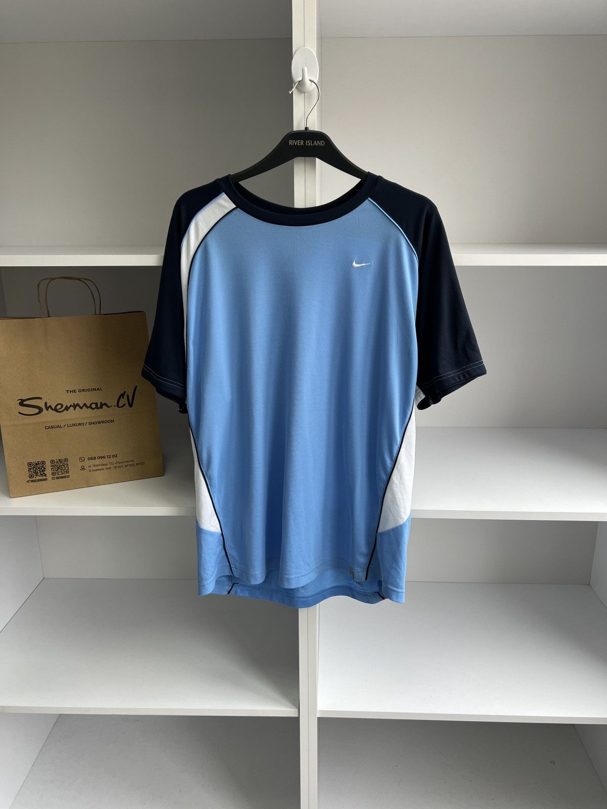 Nike × Vintage Vintage Nike Dri-Fit Tennis Jersey Size US L / EU 52-54 / 3 - 2 Thumbnail