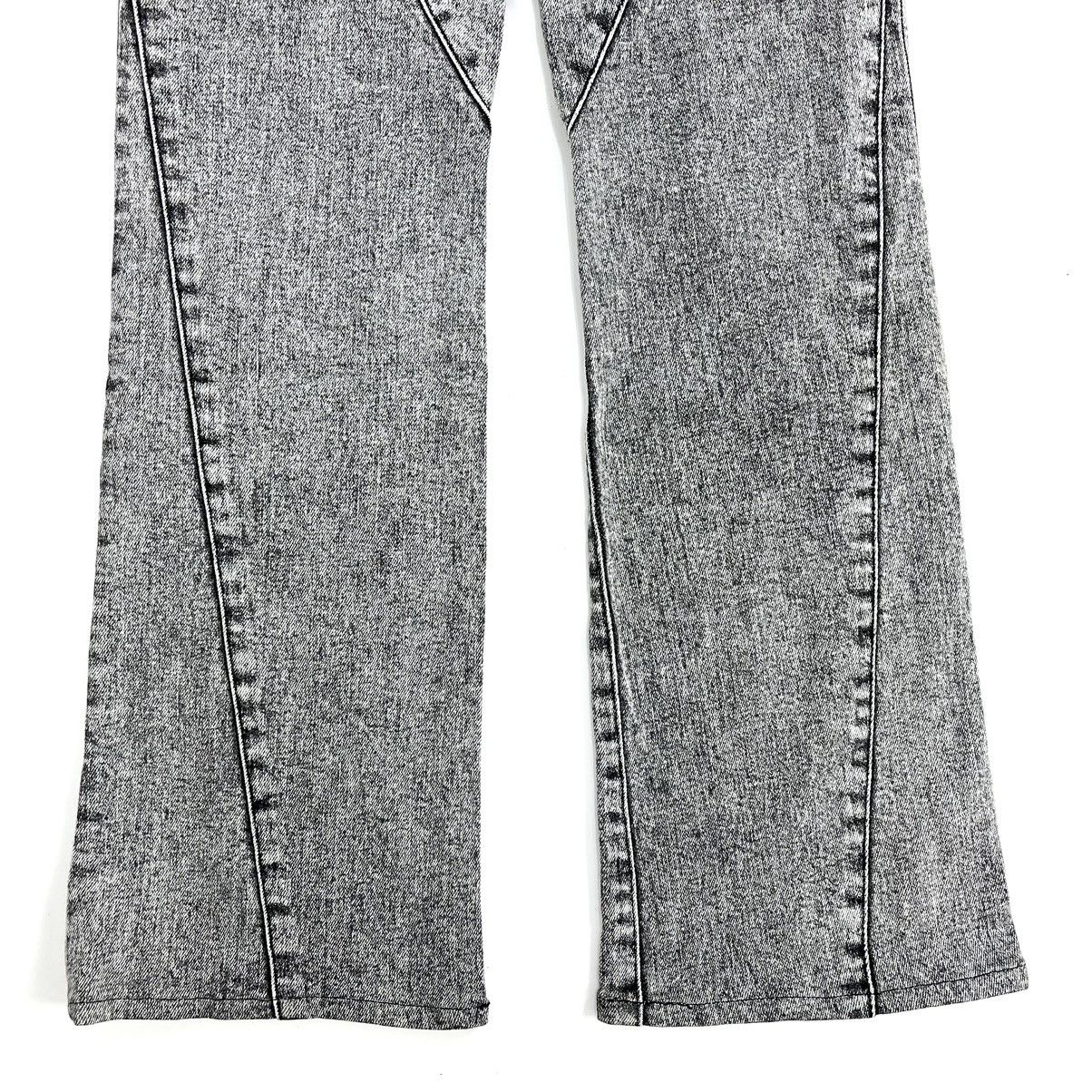 5351 POUR LES HOMMES × Beauty Beast × Designer 1990s 5351 Pour les Hommes Patchworks Lgb Goa Flared Jeans Size US 30 / EU 46 - 15 Thumbnail