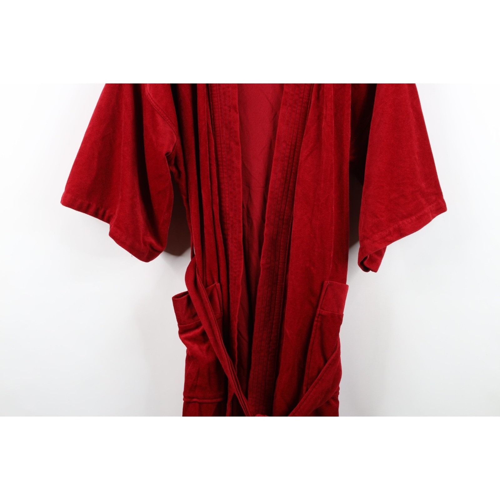 Vintage Vintage 60s 70s Streetwear Belted Velvet Velour Robe Size US L / EU 52-54 / 3 - 3 Thumbnail