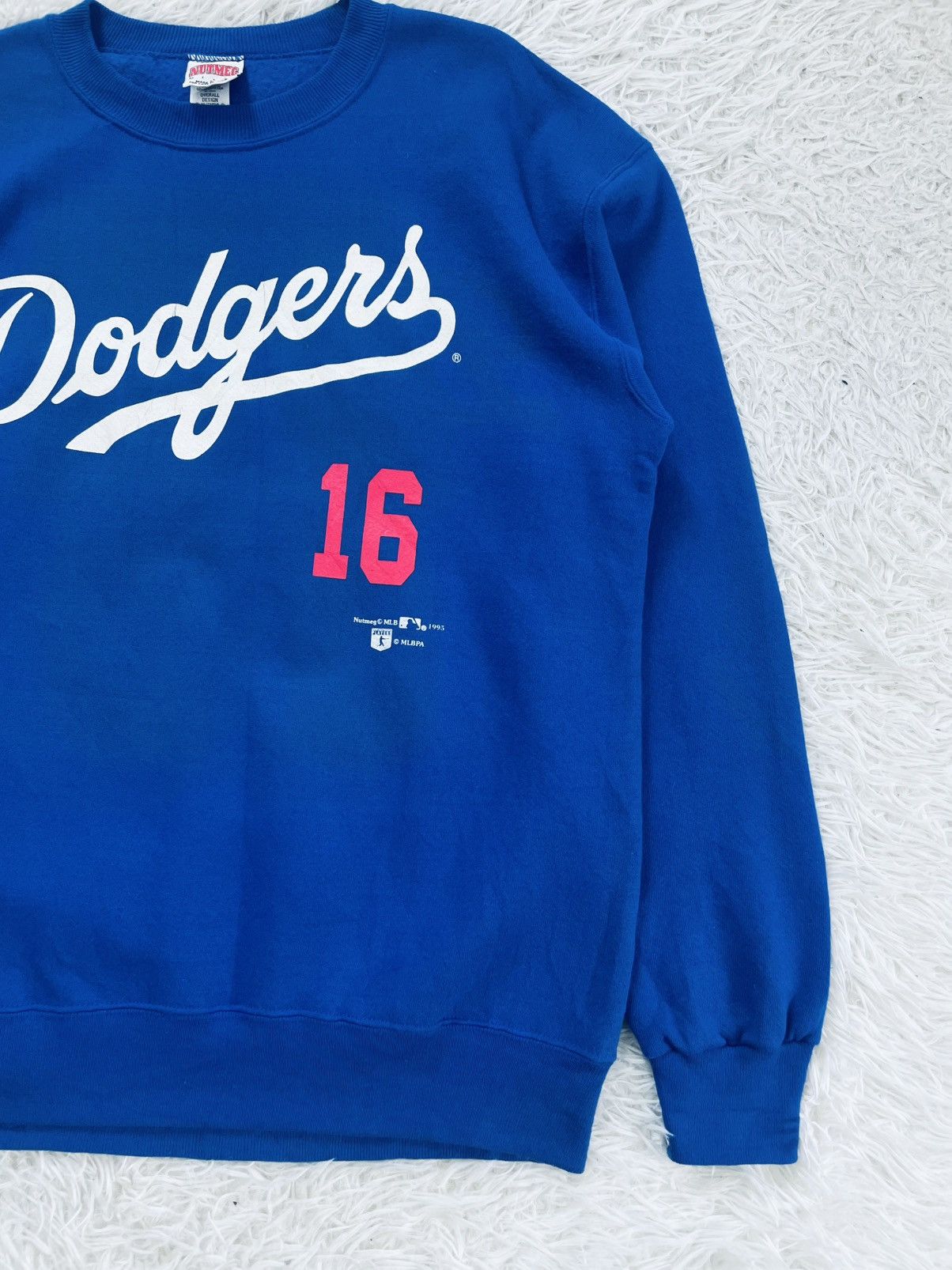 Nutmeg Vintage Nutmeg MLB 1995 Dodgers Hideo Nomo 16 Sweatshirt Size US L / EU 52-54 / 3 - 4 Thumbnail