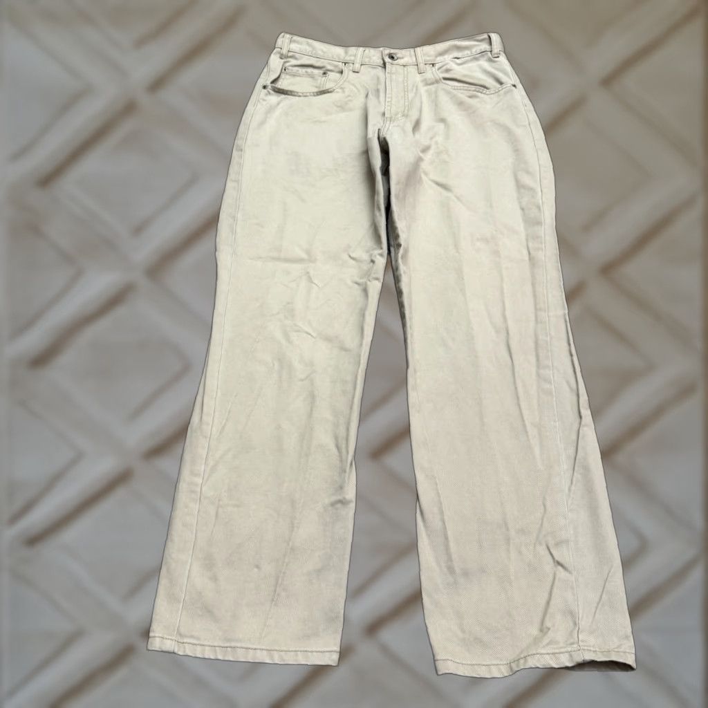Gap VINTAGE Gap Blue Jeans Pants Men 34x30 Khaki Straight Cotton Casual Classic 90s Size US 34 / EU 50 - 1 Thumbnail
