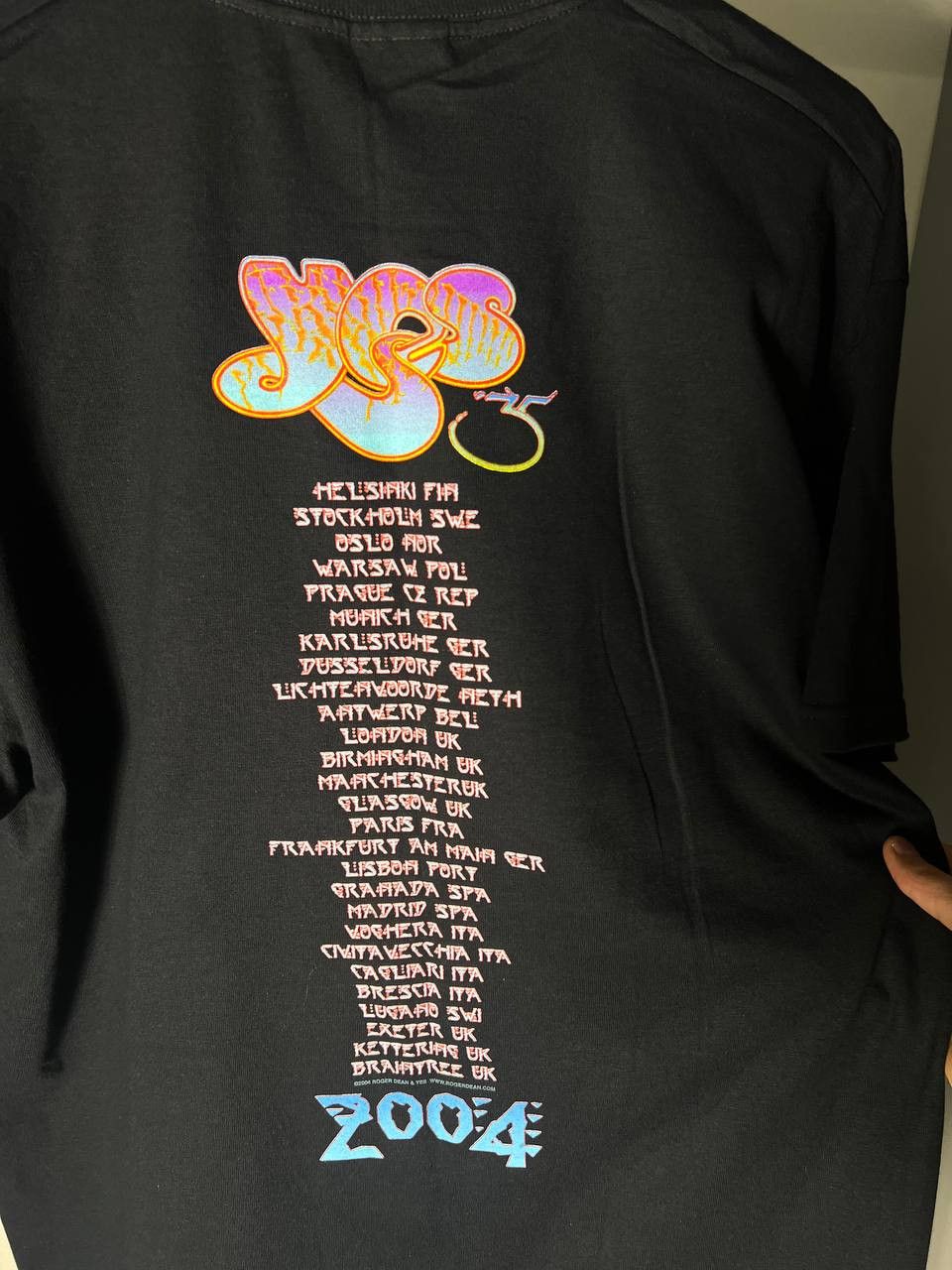 Band Tees VINTAGE YES WORLD TOUR ROCK T-SHIRT METAL PUNK ALBUM Y2K 90s Size US XL / EU 56 / 4 - 10 Thumbnail