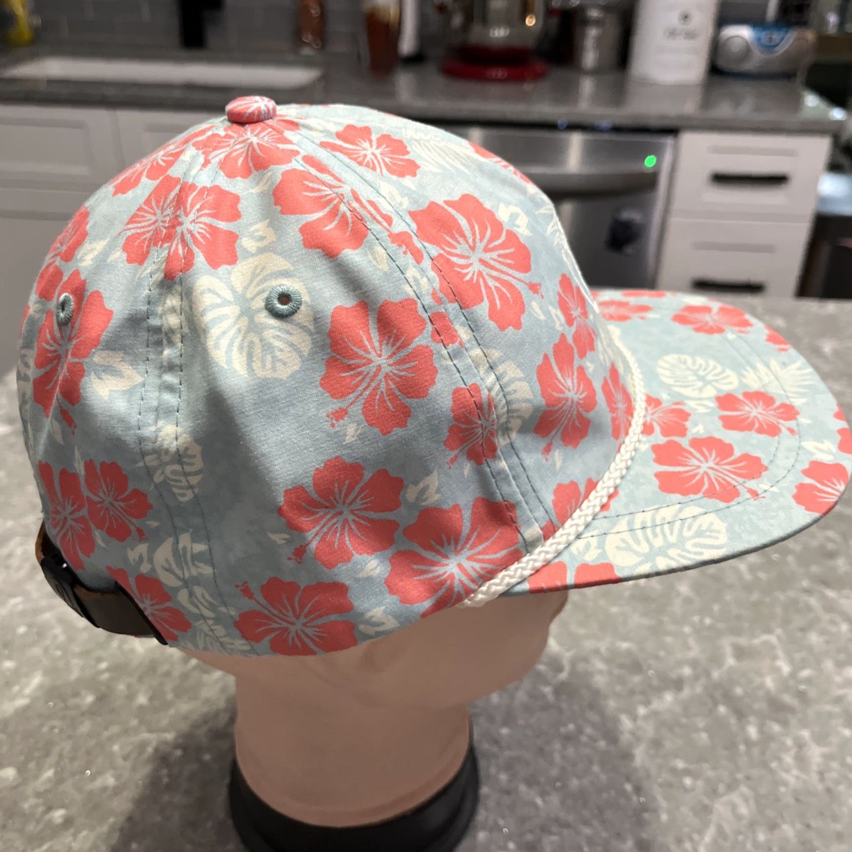 Imperial Imperial Surf Golf And Beach Club Floral Cap Adjustable Men One Size Multicolor Baseball Cap Beach Theme, North Myrtle Beach Size ONE SIZE - 4 Thumbnail